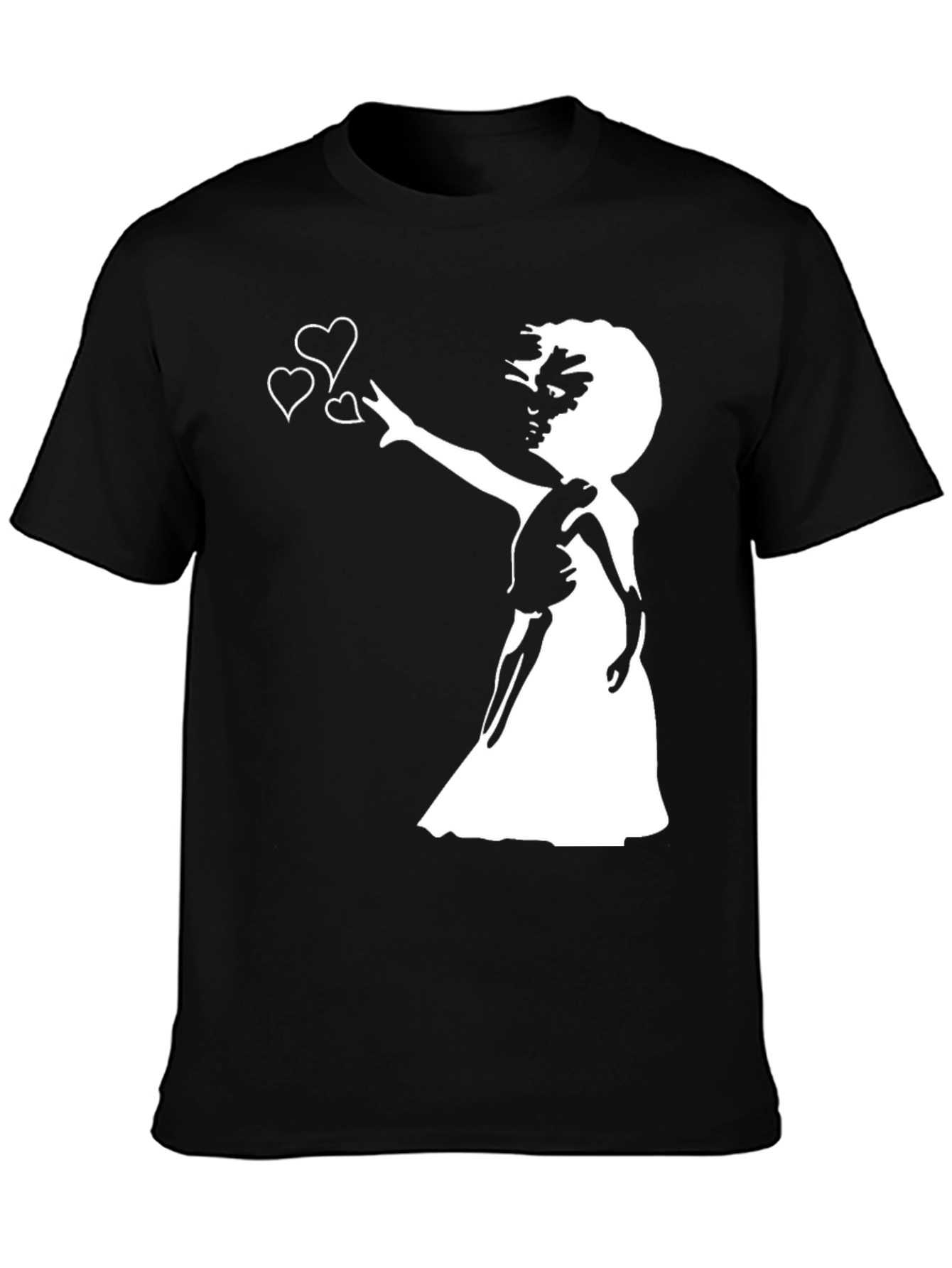 Banksy Balloon Girl Heart T-Shirt
