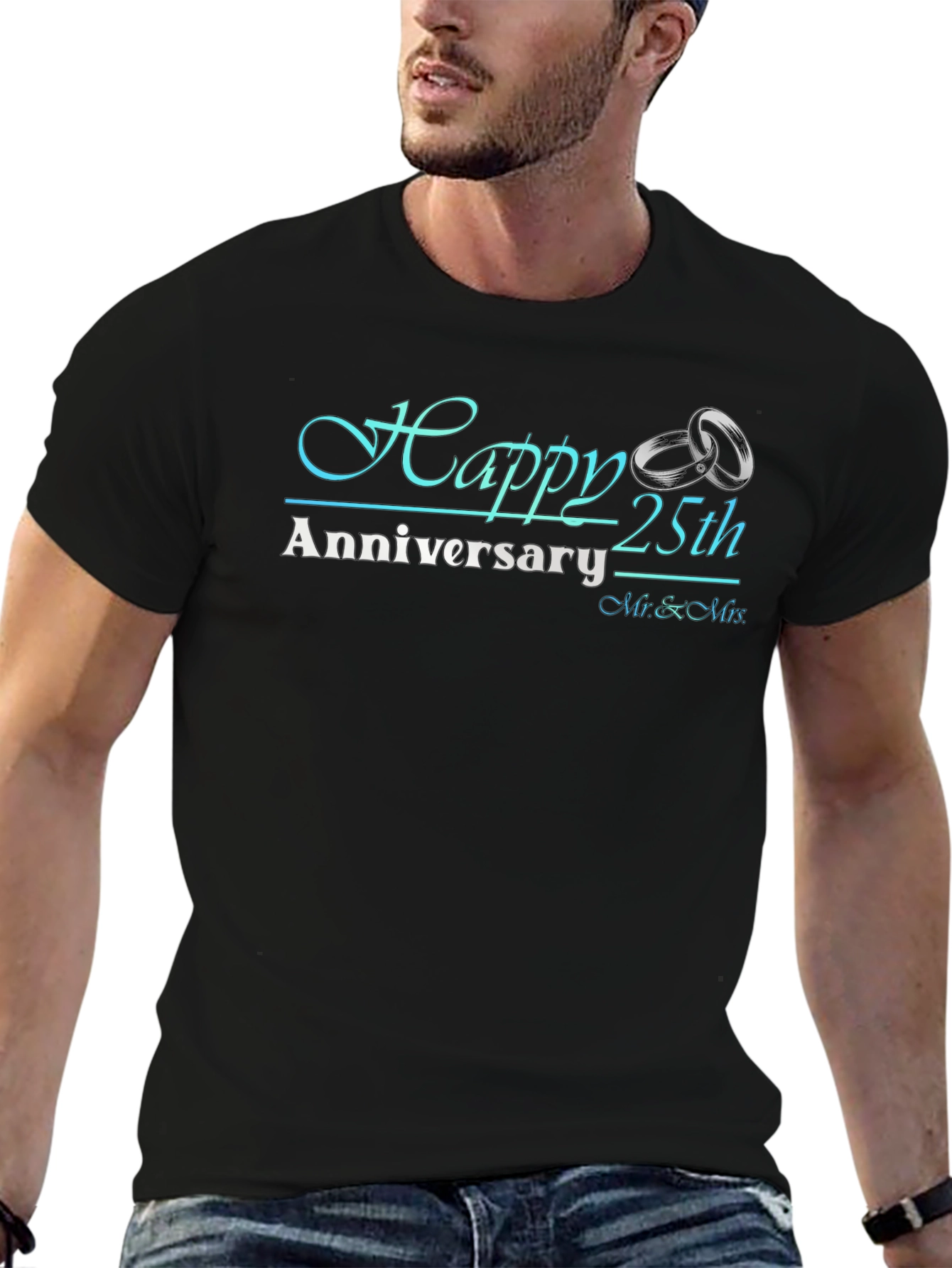 Happy 25th Anniversary Graphic T-Shirt