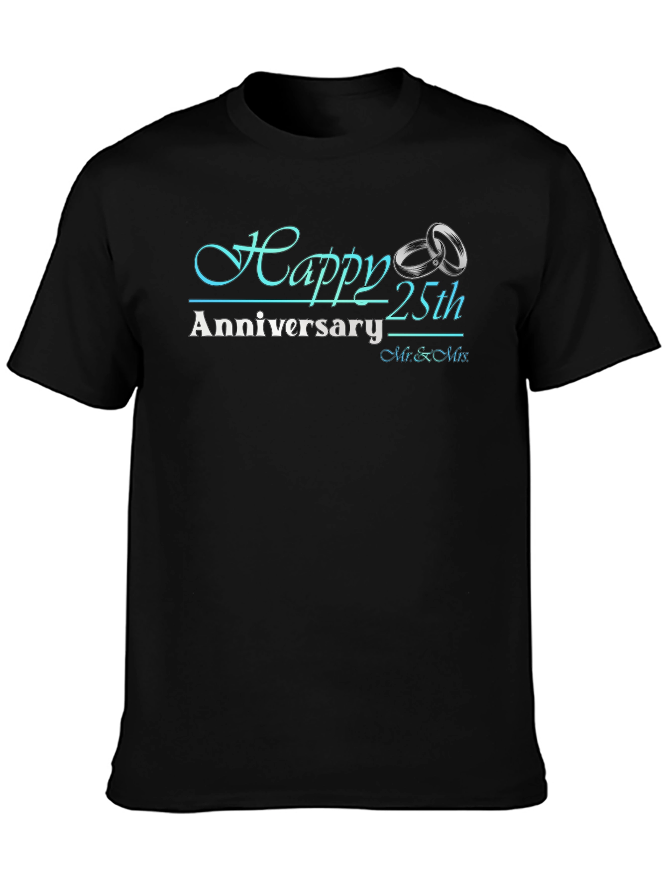Happy 25th Anniversary Graphic T-Shirt