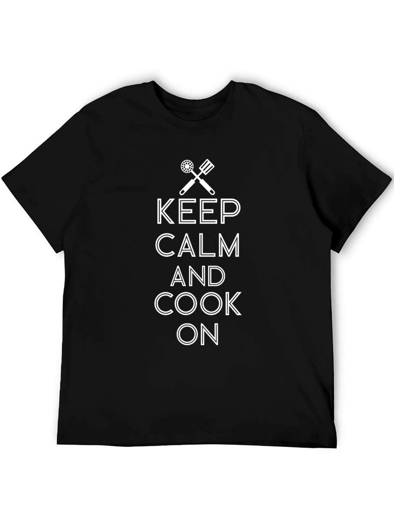 Keep Calm and Cook On Graphic T-Shirt
