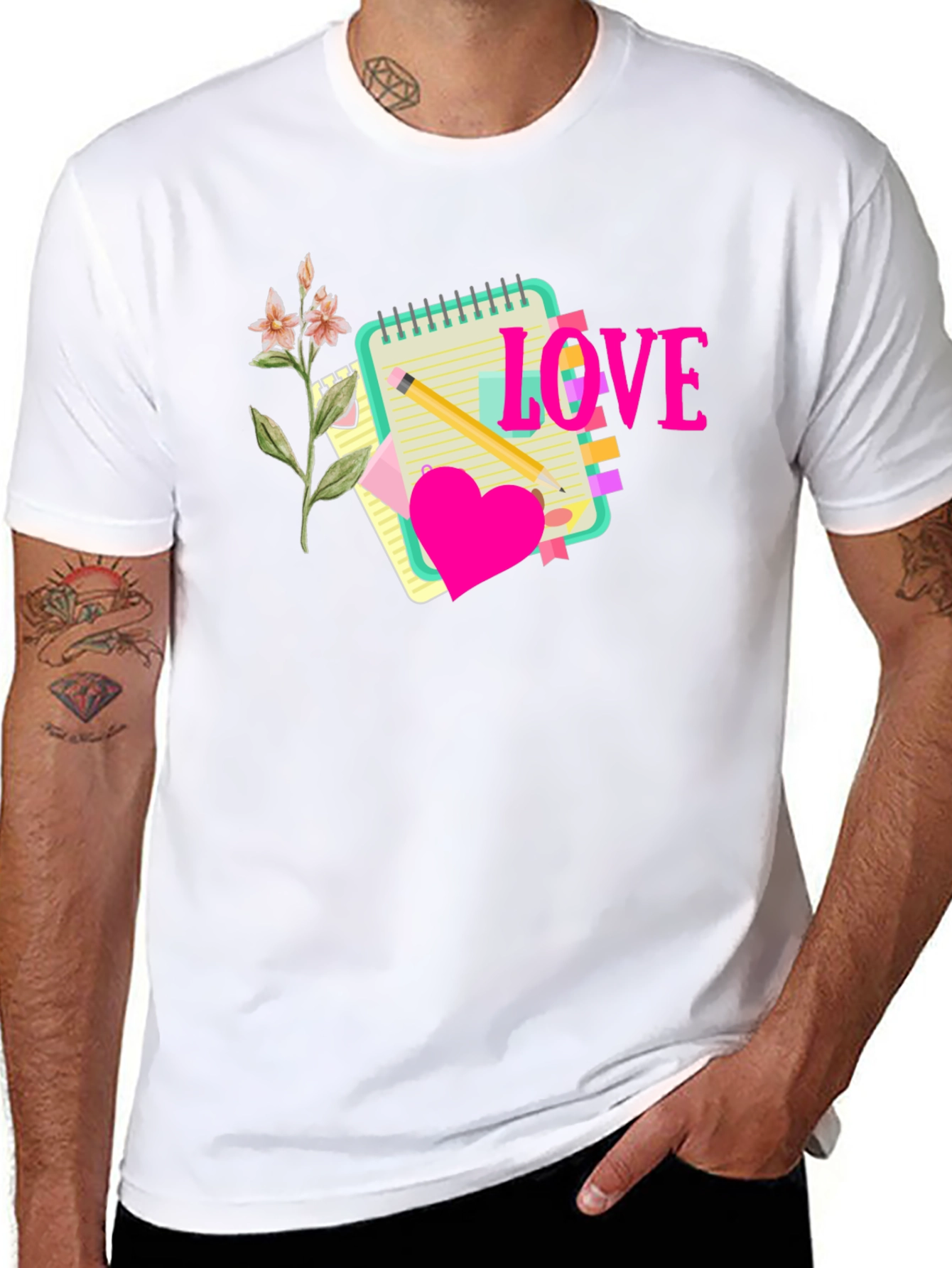 Love Notes Graphic Tee - Soft Cotton Blend