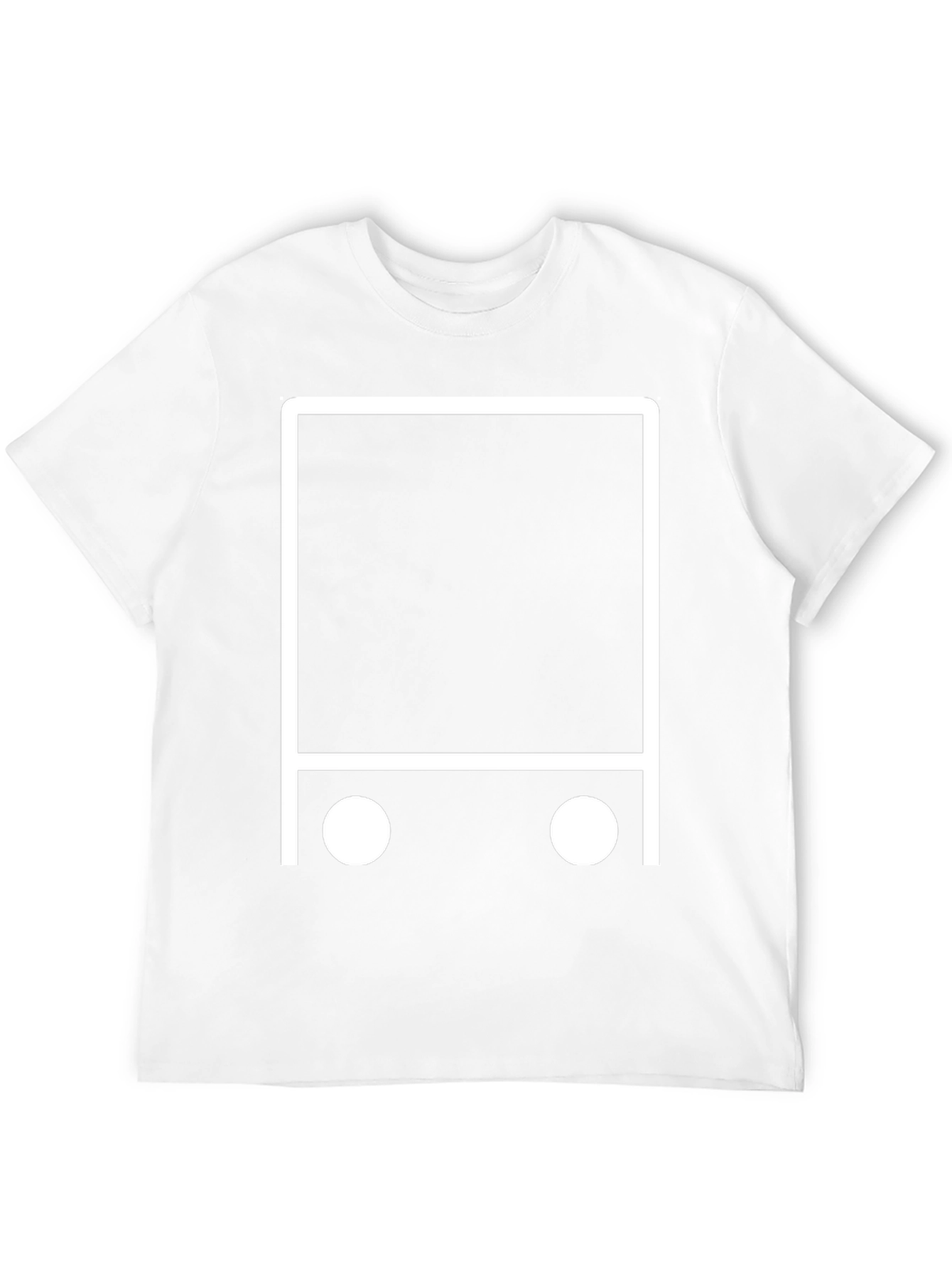 Abstract White Graphic Black Tee