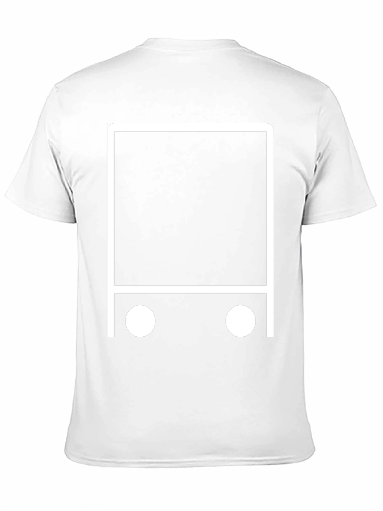 Abstract White Graphic Black Tee
