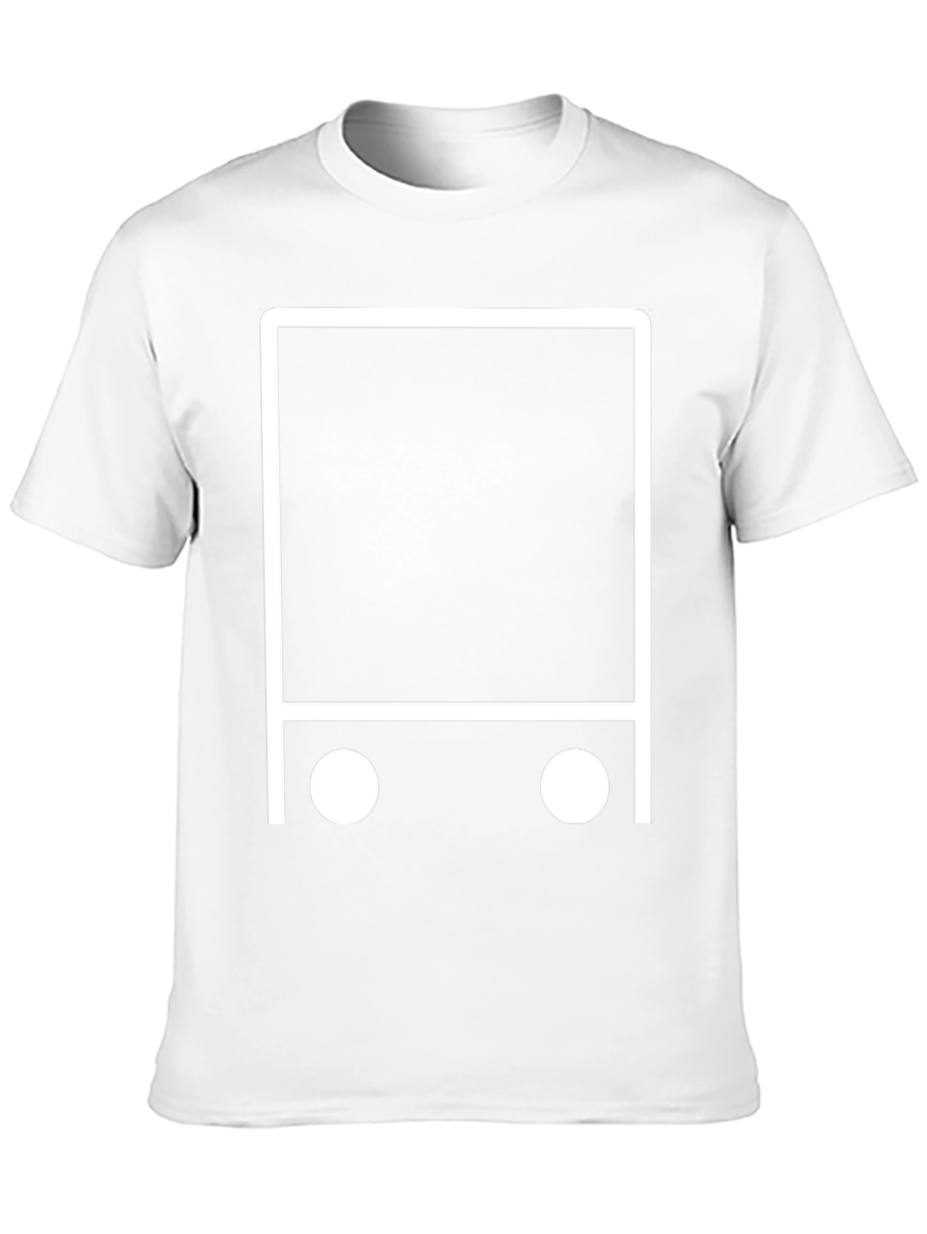 Abstract White Graphic Black Tee