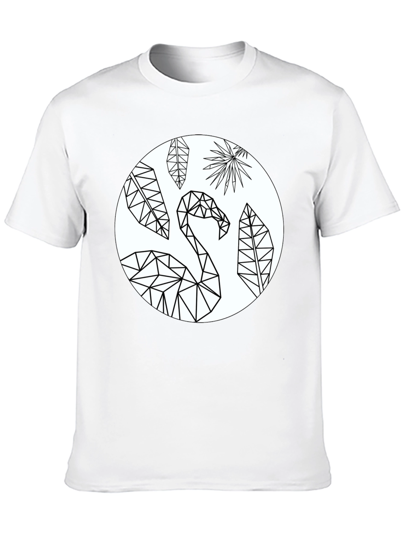 Geometric Flamingo Graphic Tee