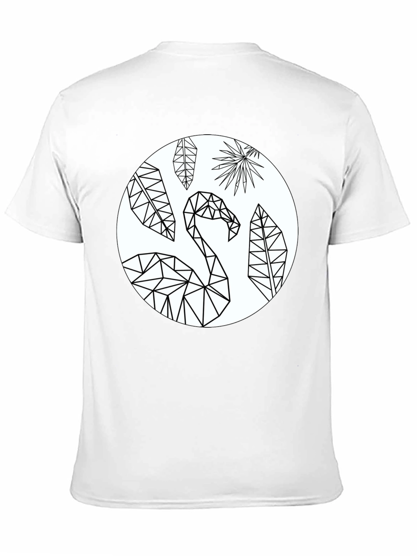 Geometric Flamingo Graphic Tee