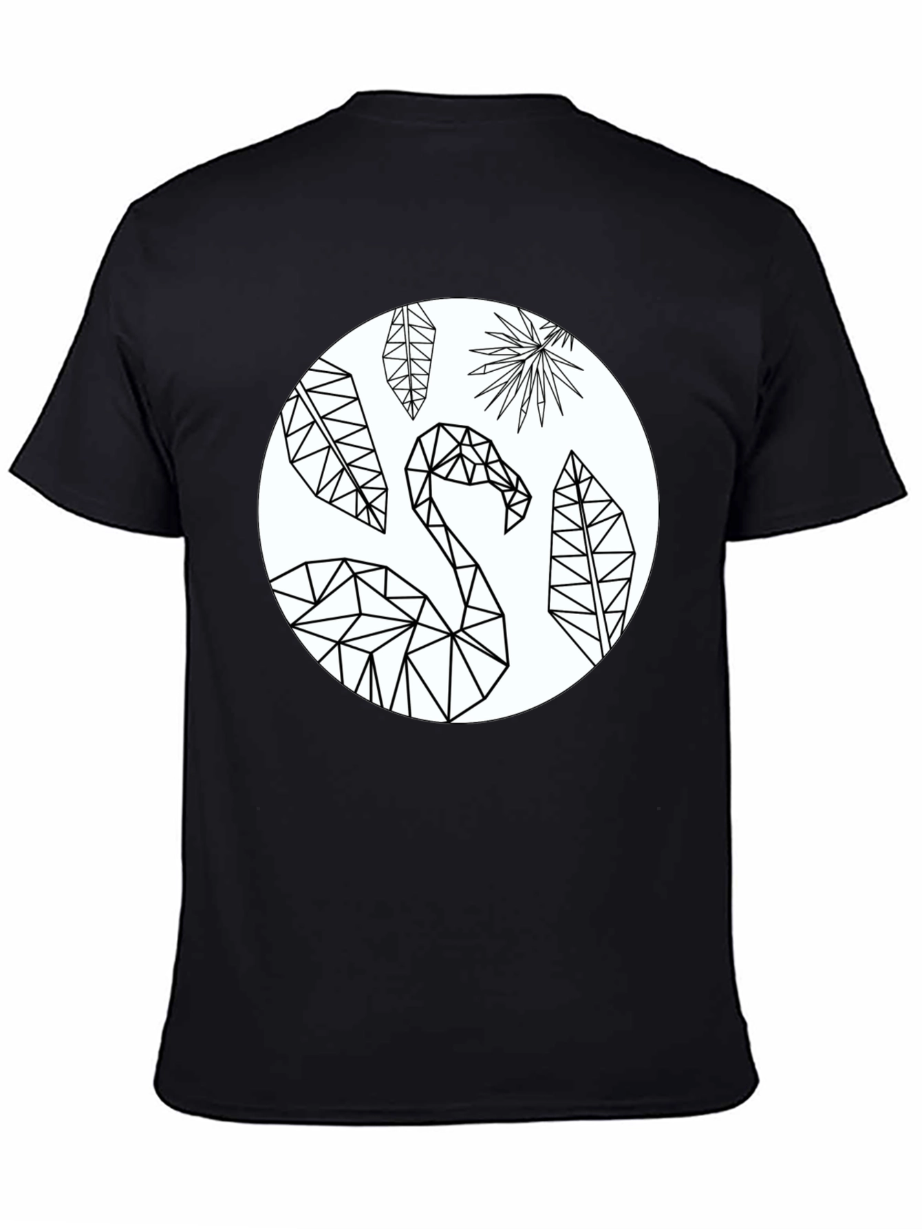 Geometric Flamingo Graphic Tee