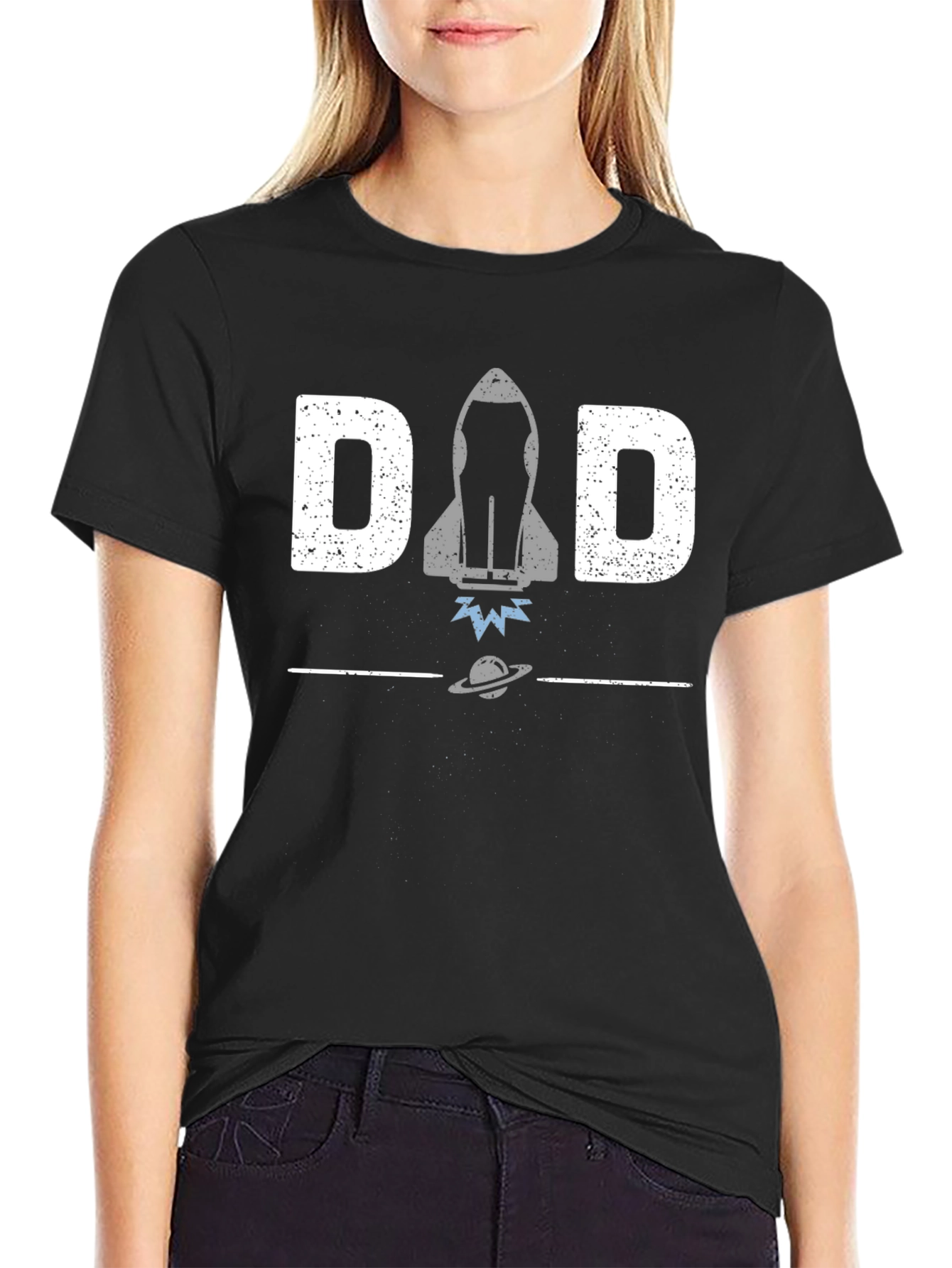 Dad Rocket T-Shirt - Space Fathers Day Tee