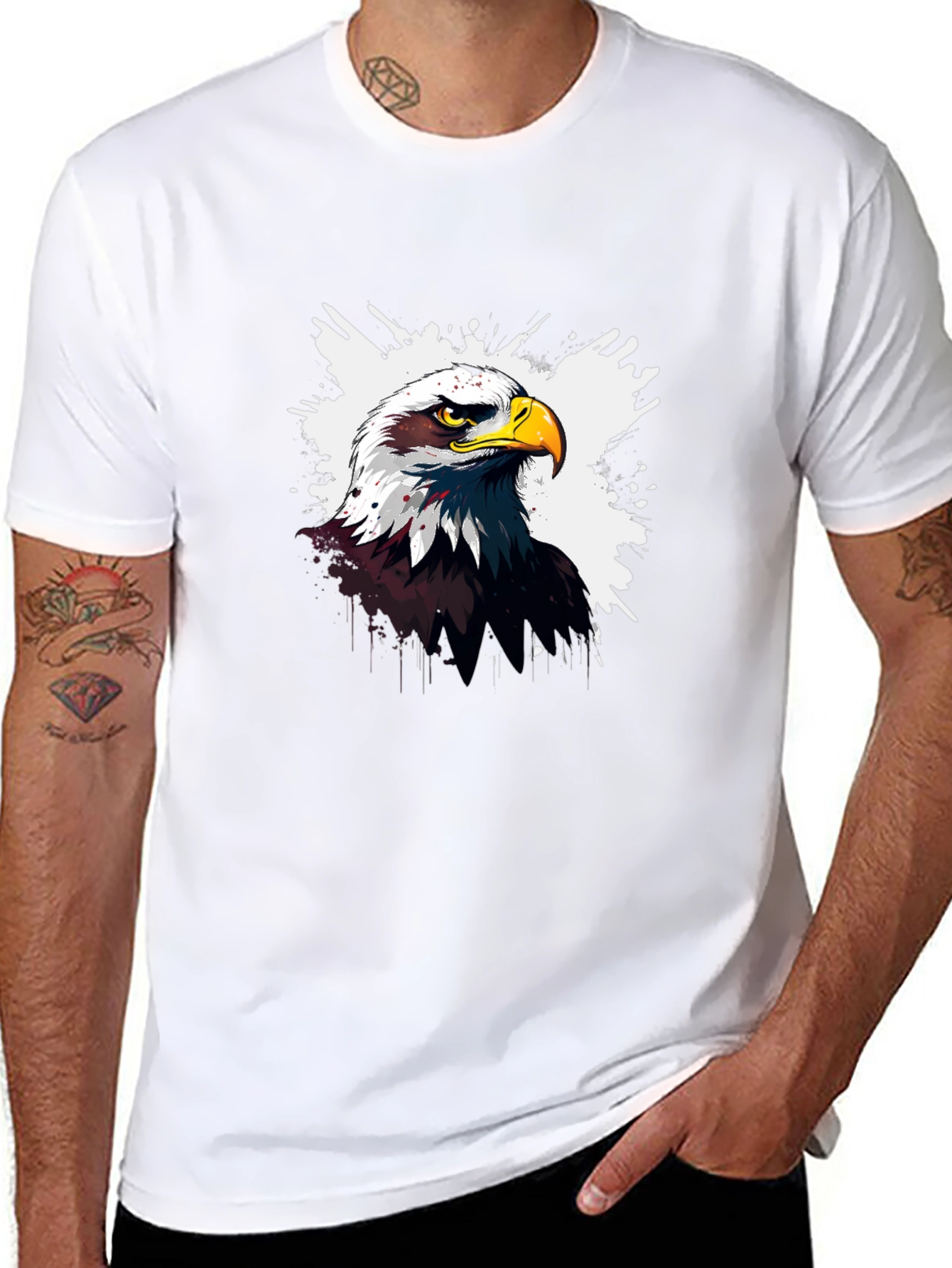 Eagle Graphic Print T-Shirt