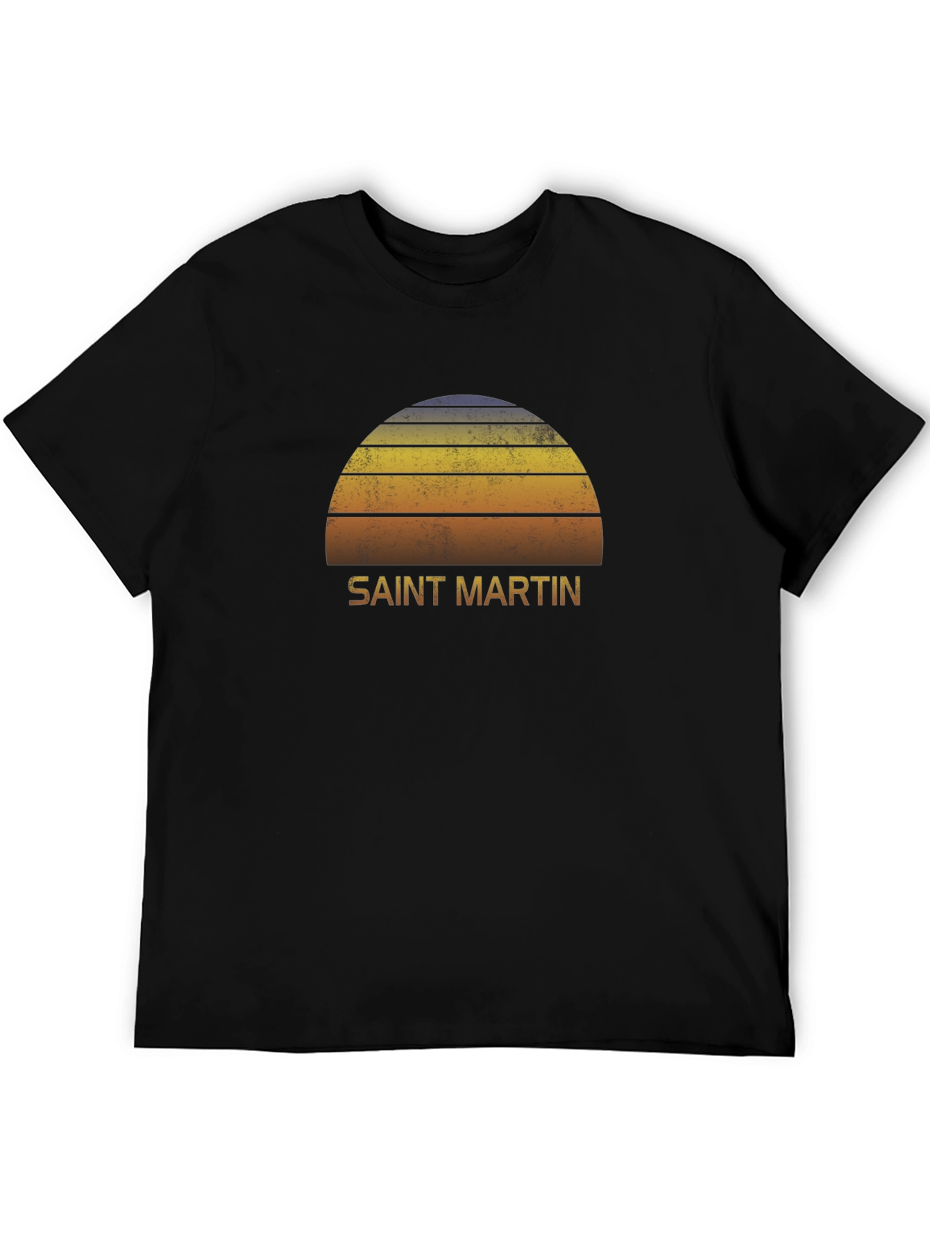 Saint Martin Retro Sunset T-Shirt