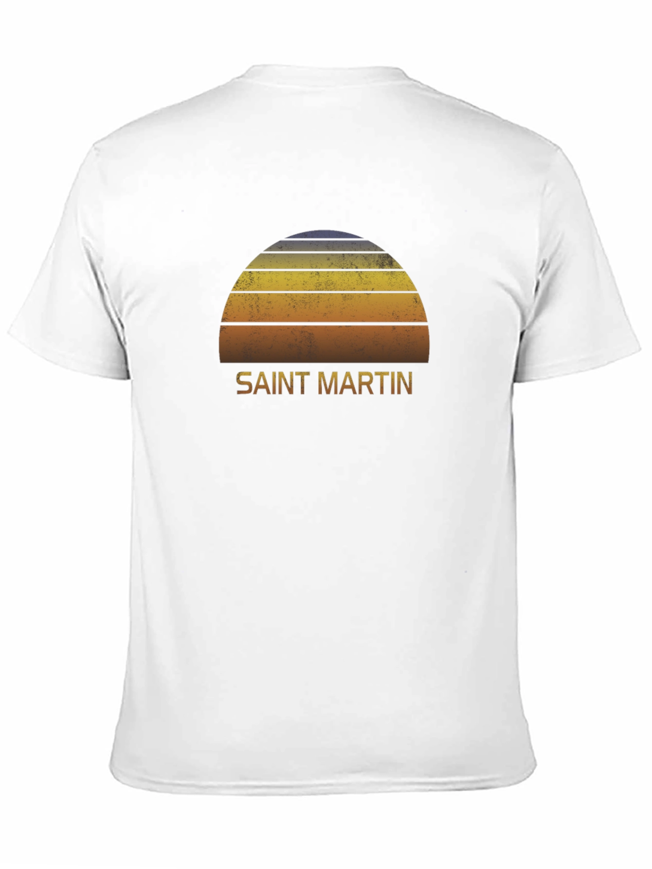 Saint Martin Retro Sunset T-Shirt