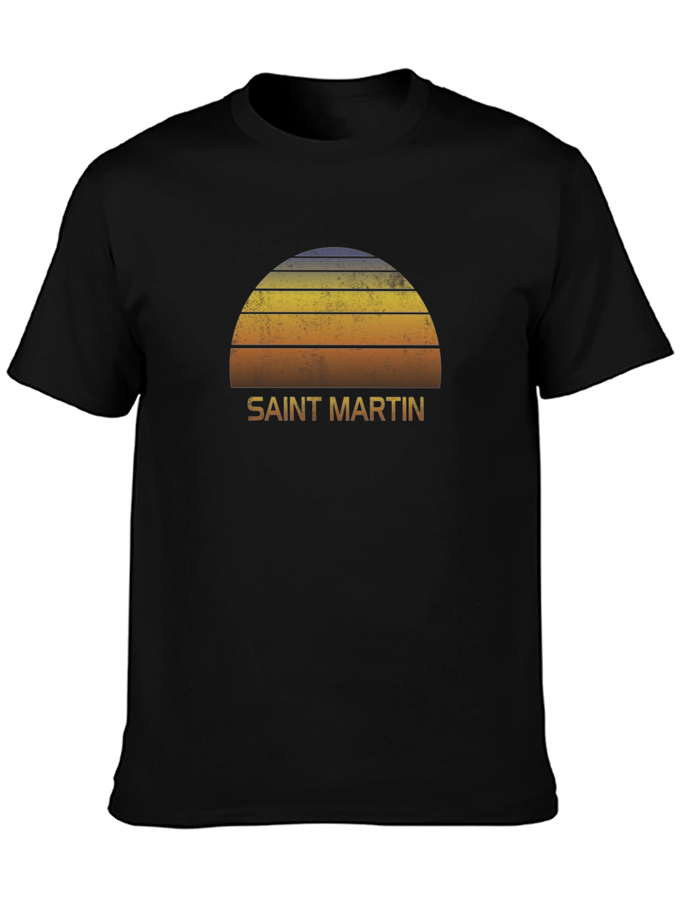 Saint Martin Retro Sunset T-Shirt