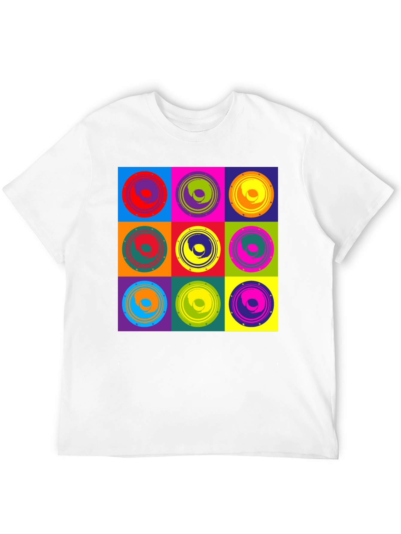 Retro Pop Art Speaker Graphic Tee