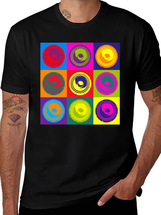 Retro Pop Art Speaker Graphic Tee