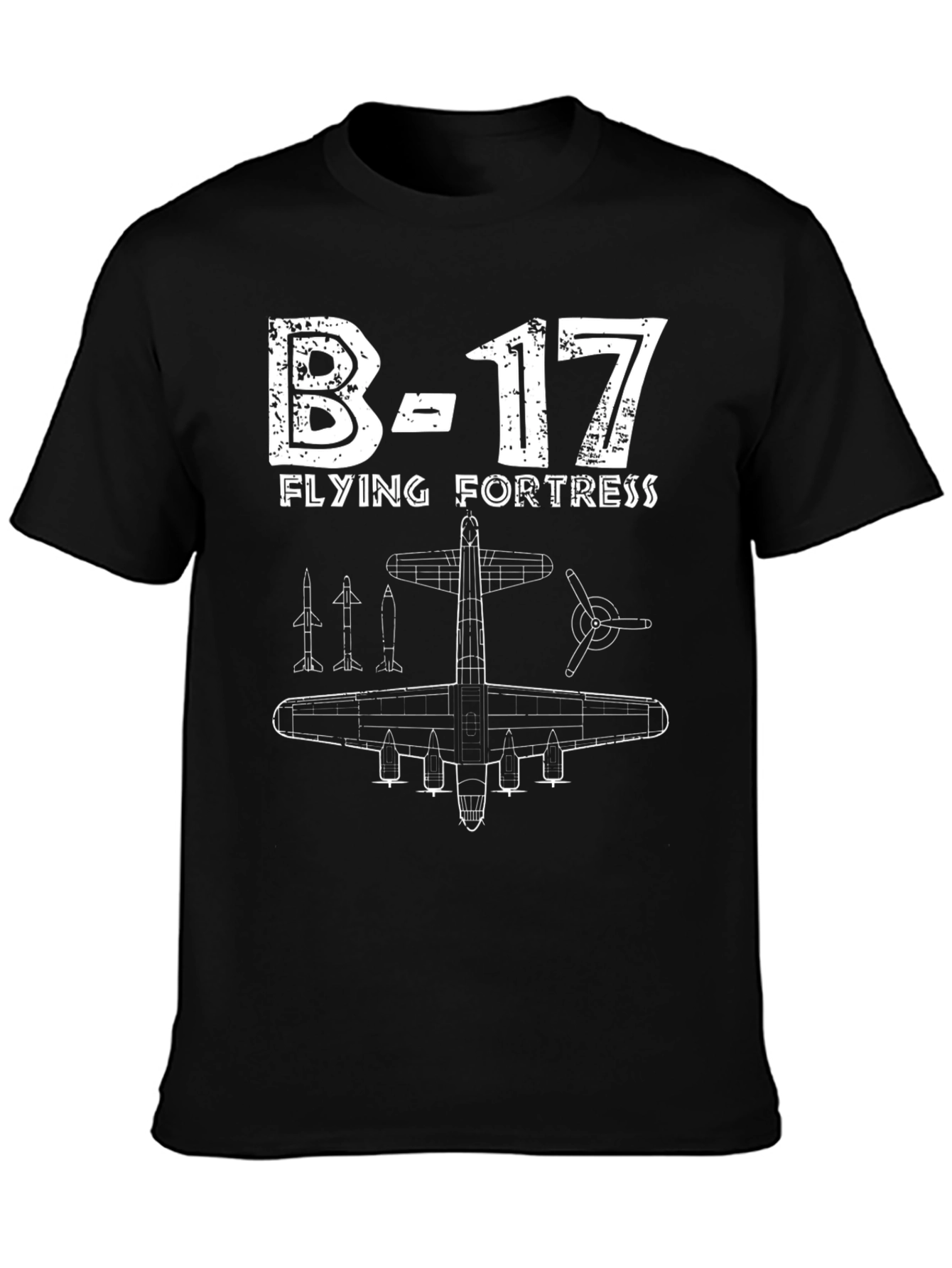 B-17 Flying Fortress Graphic T-Shirt