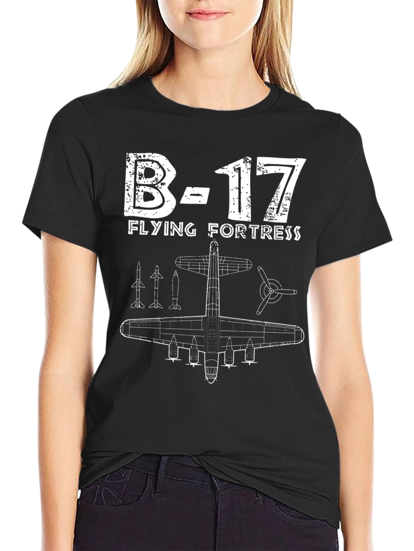 B-17 Flying Fortress Graphic T-Shirt