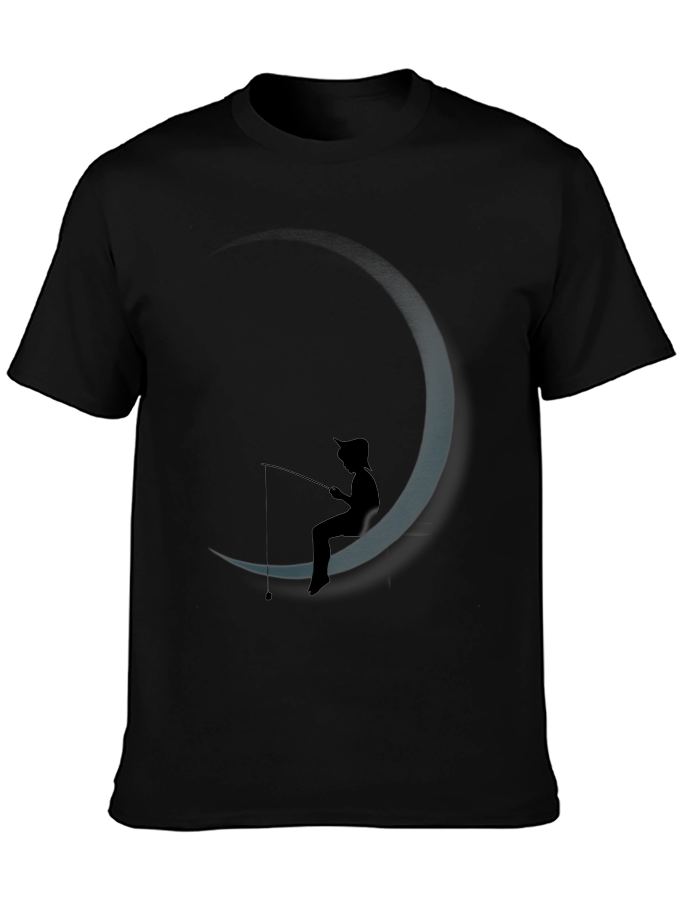 DreamWorks Inspired Fishing on the Moon T-Shirt