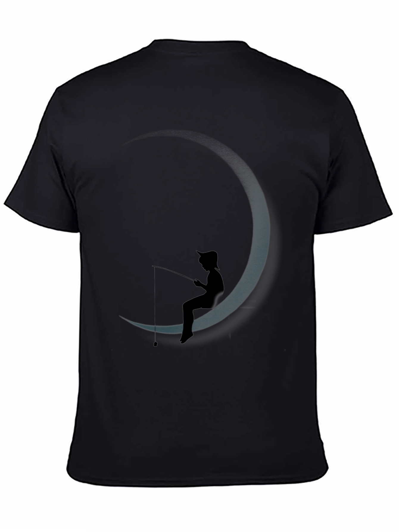 DreamWorks Inspired Fishing on the Moon T-Shirt