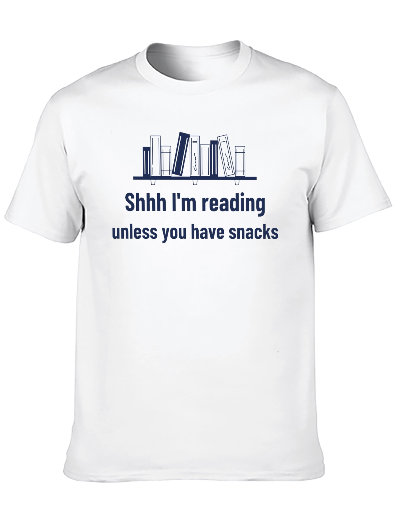Reading & Snacks Graphic T-Shirt - Book Lover Tee