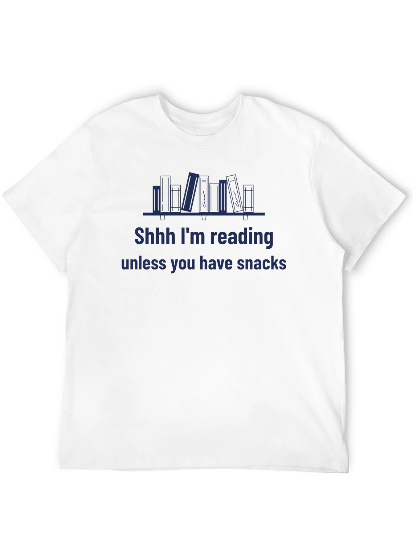 Reading & Snacks Graphic T-Shirt - Book Lover Tee
