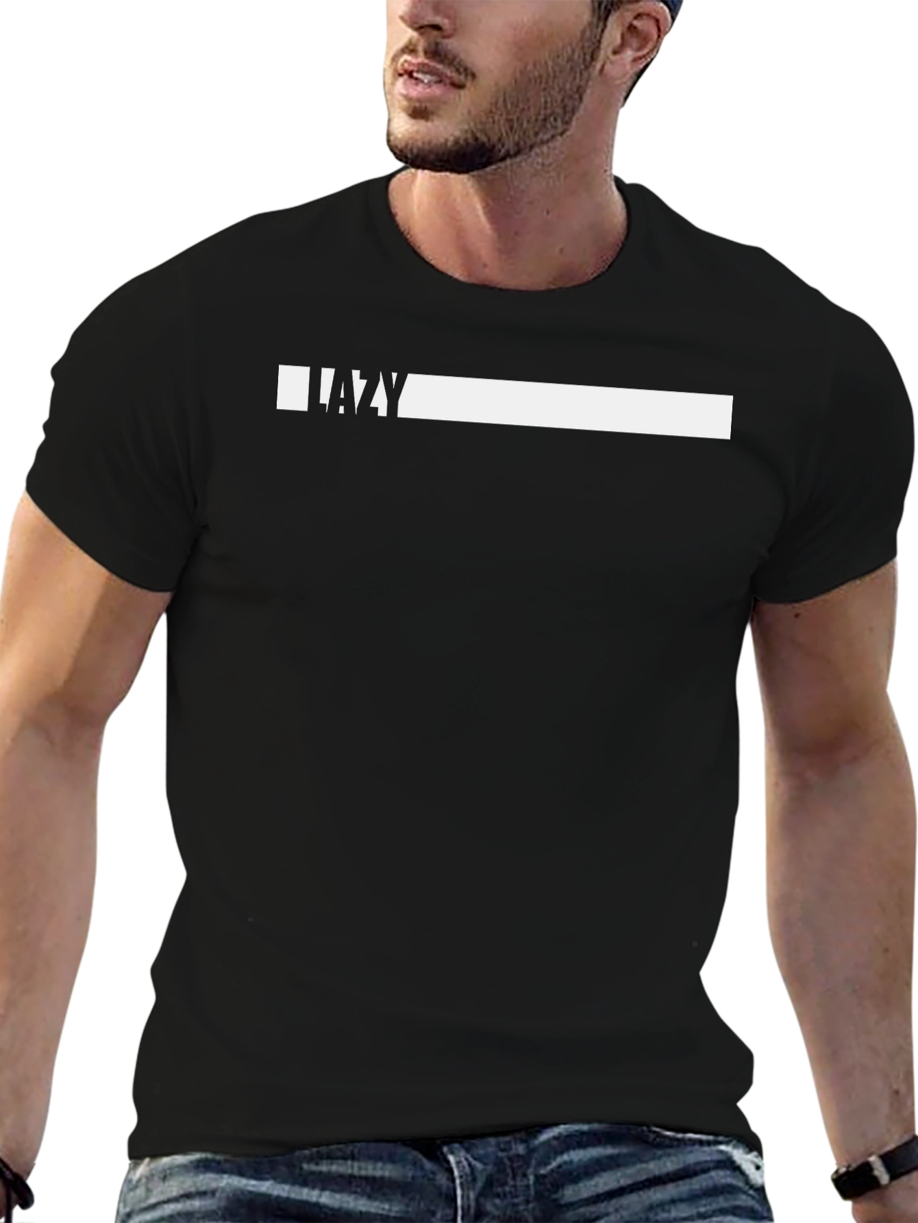 LAZY Graphic Tee - Casual Comfort
