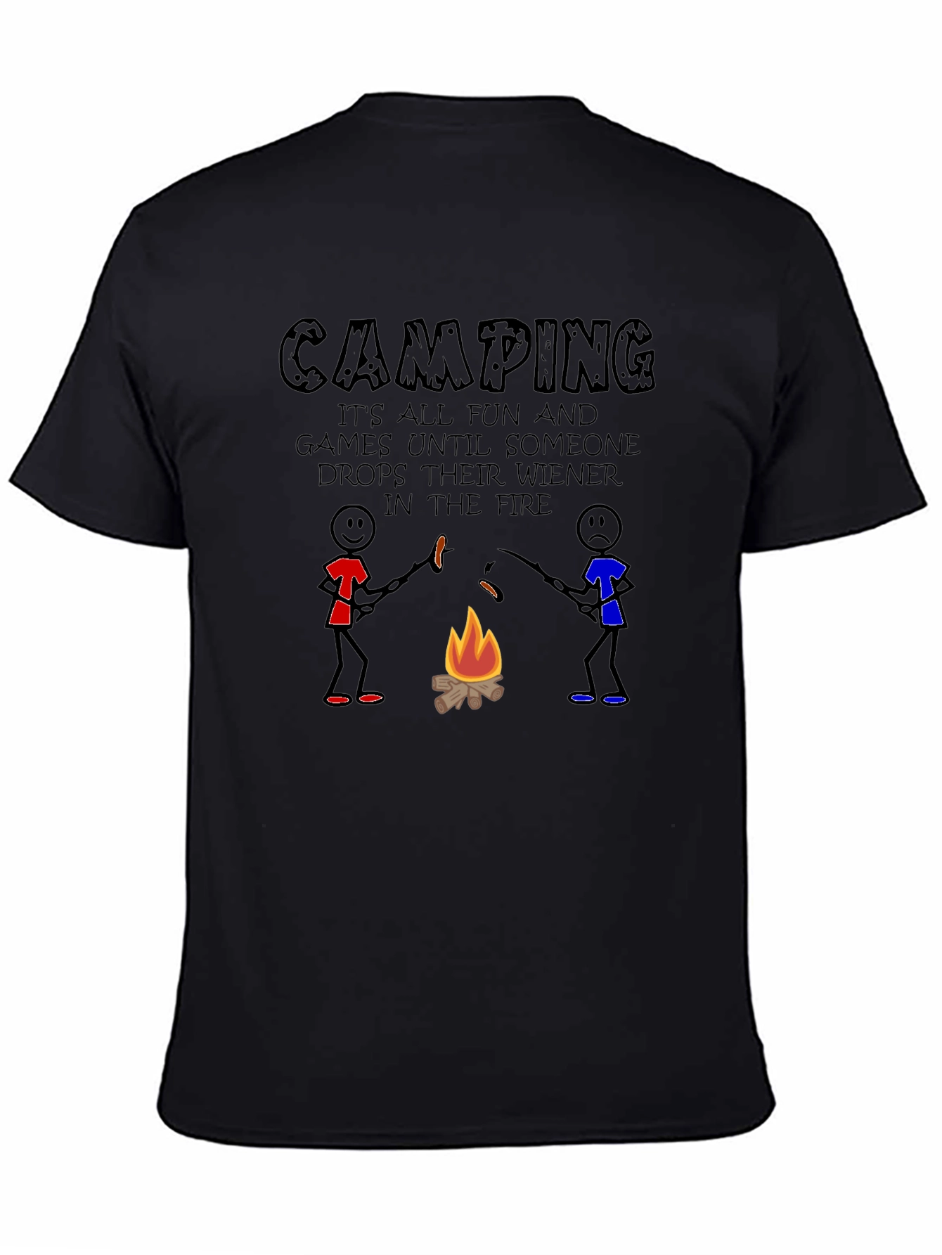 Camping Wiener Drop T-Shirt
