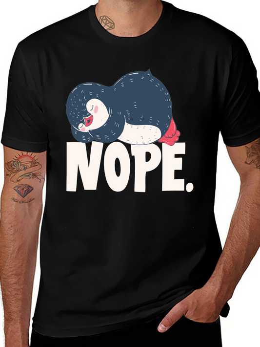 Nope Sloth Penguin T-Shirt