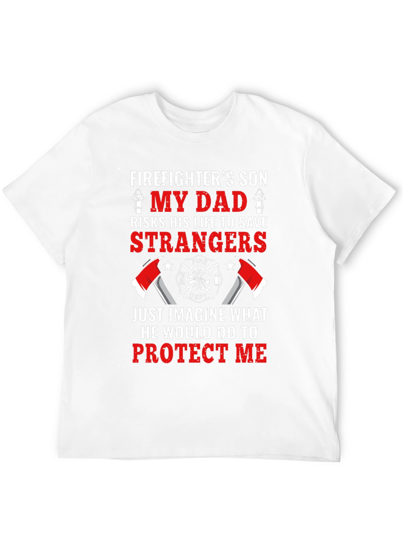 Firefighters Son Graphic T-Shirt
