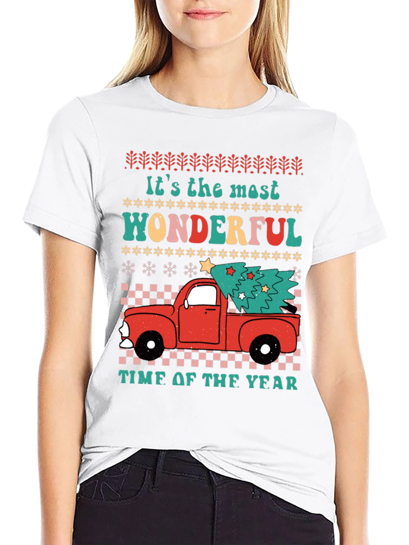 Wonderful Time of Year Truck Christmas Tee