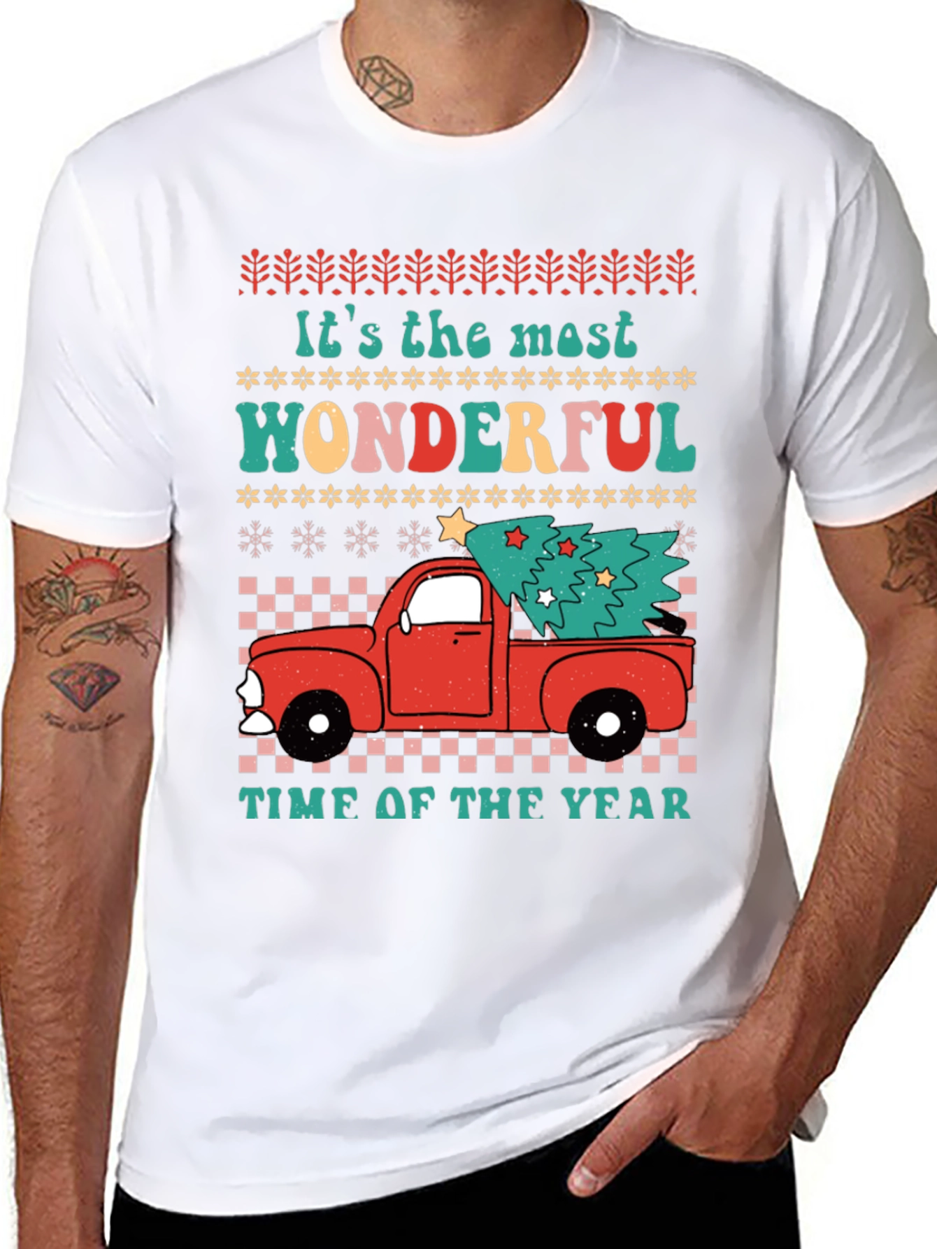 Wonderful Time of Year Truck Christmas Tee