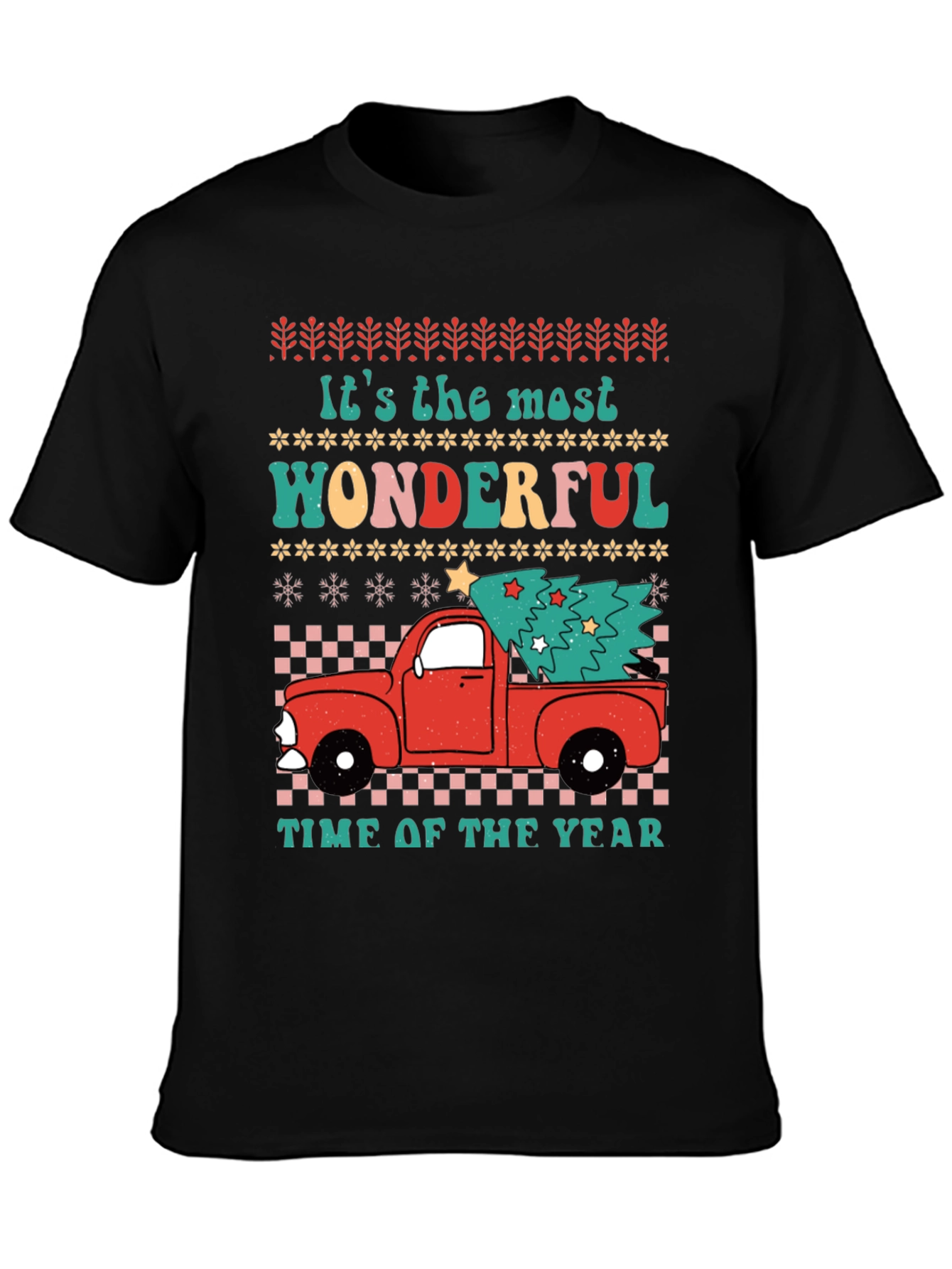 Wonderful Time of Year Truck Christmas Tee
