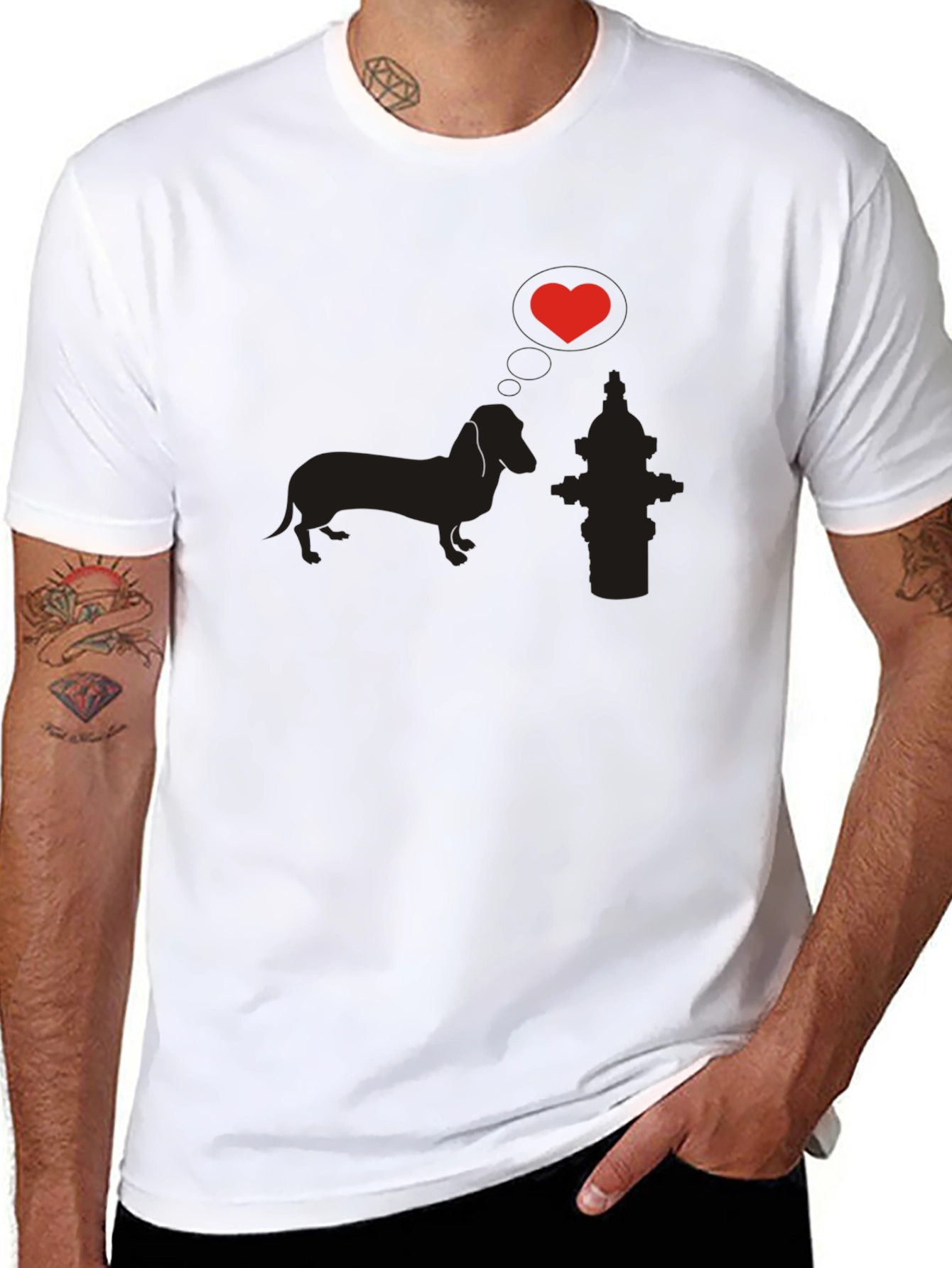 Dog Love Fire Hydrant T-Shirt