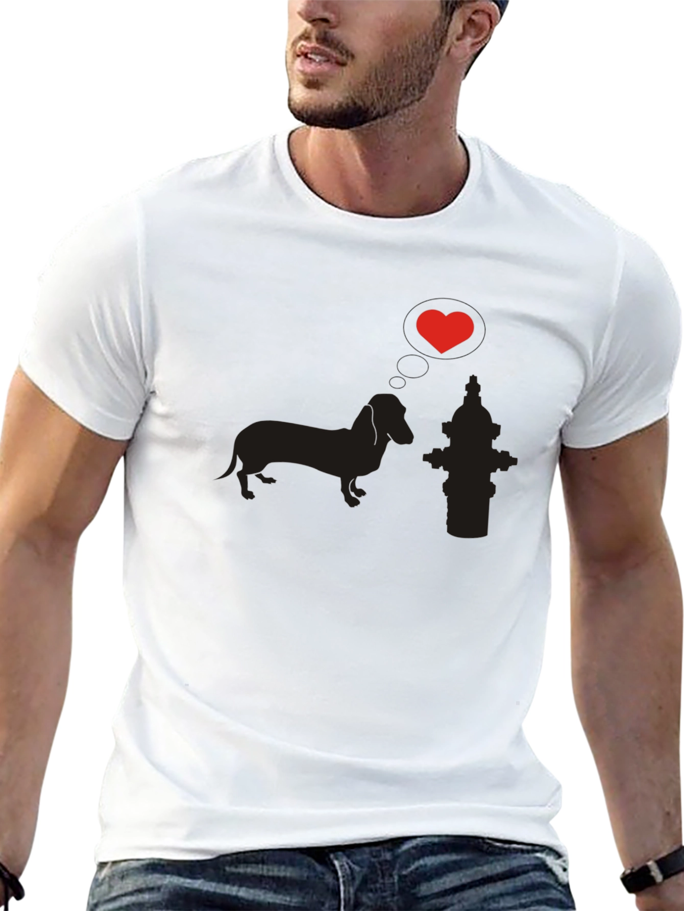 Dog Love Fire Hydrant T-Shirt