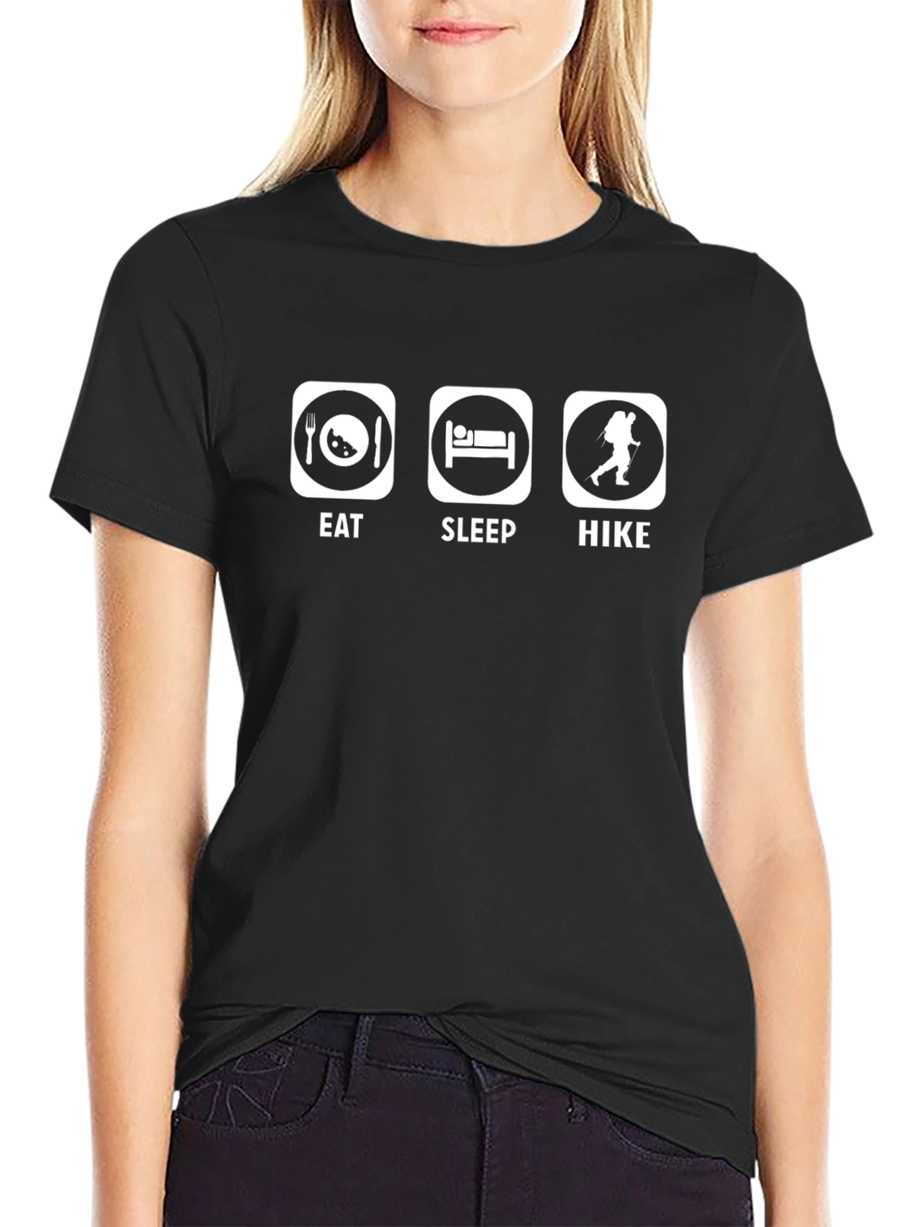 Eat Sleep Hike T-Shirt - Adventure Ready!