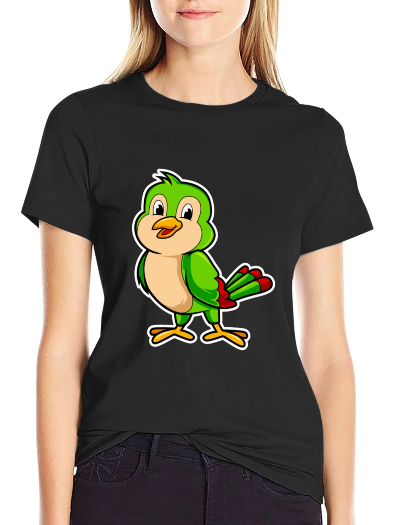 Cartoon Bird Graphic T-Shirt - Stylish & Fun