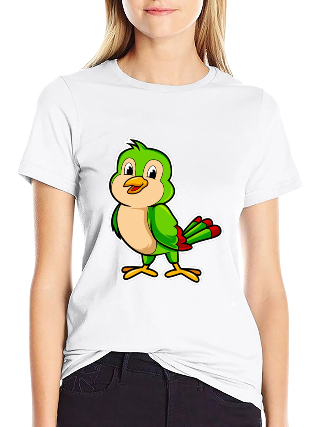 Cartoon Bird Graphic T-Shirt - Stylish & Fun