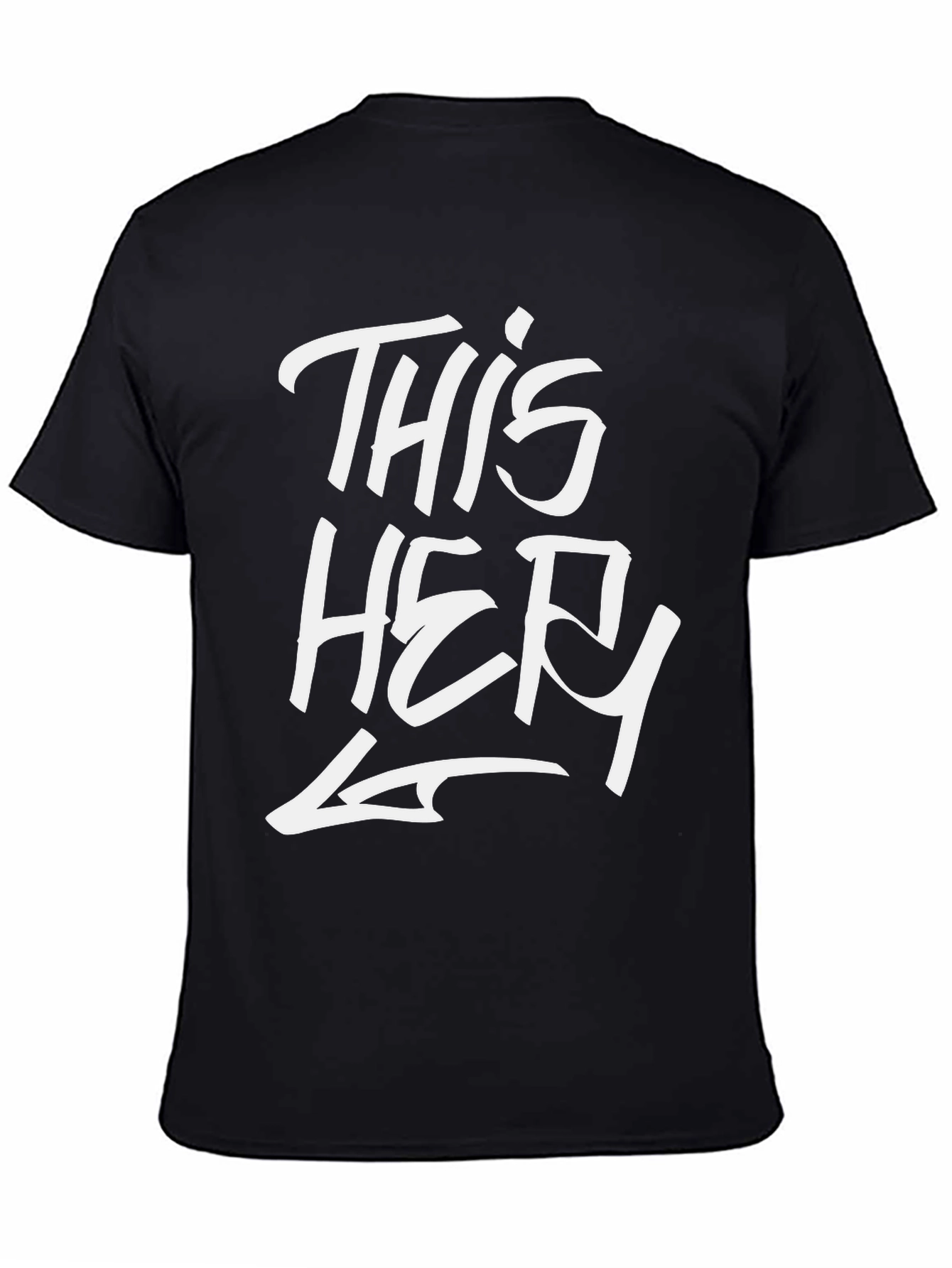 This Her - Mens Graphic Tee - Black