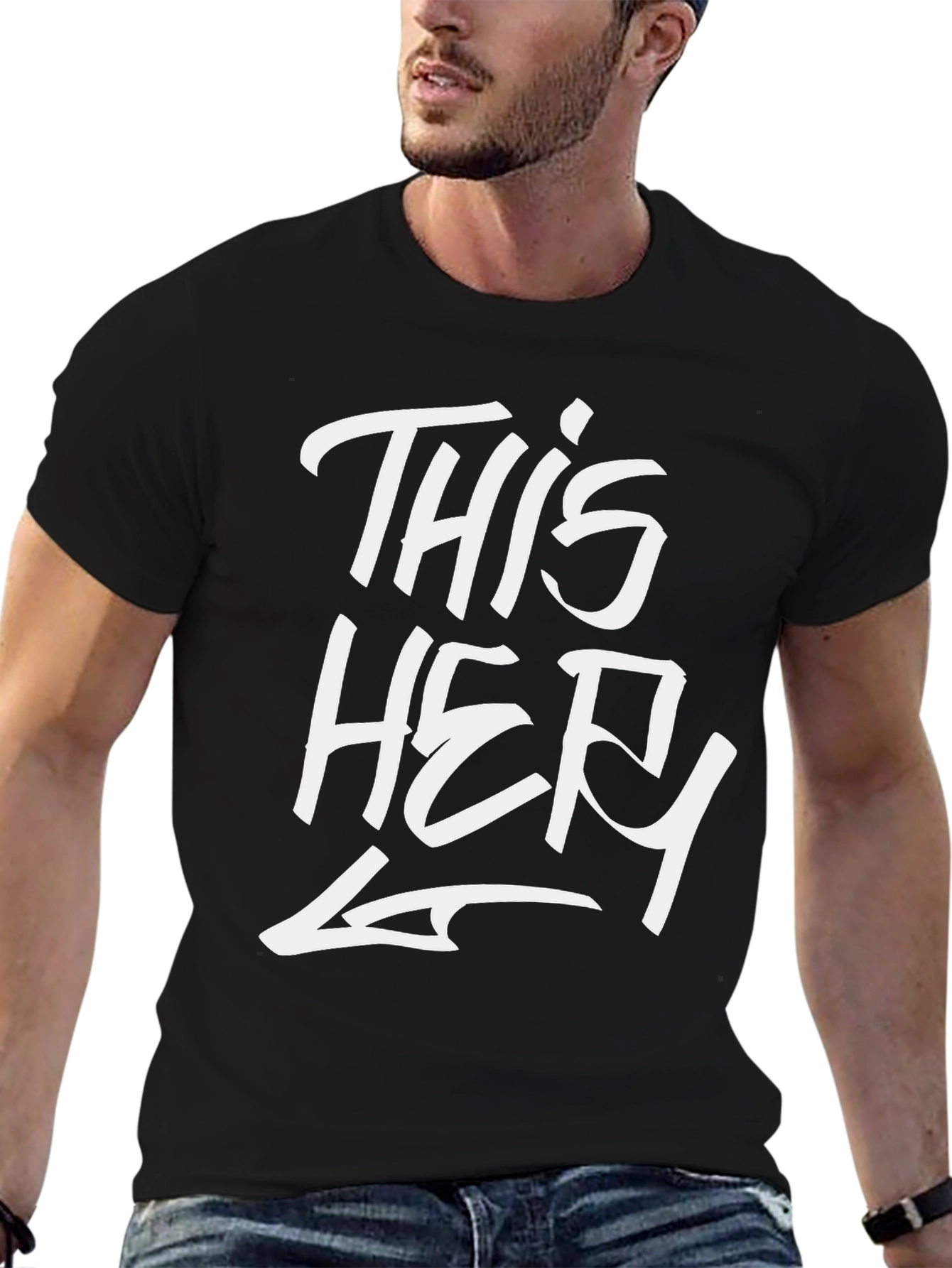 This Her - Mens Graphic Tee - Black