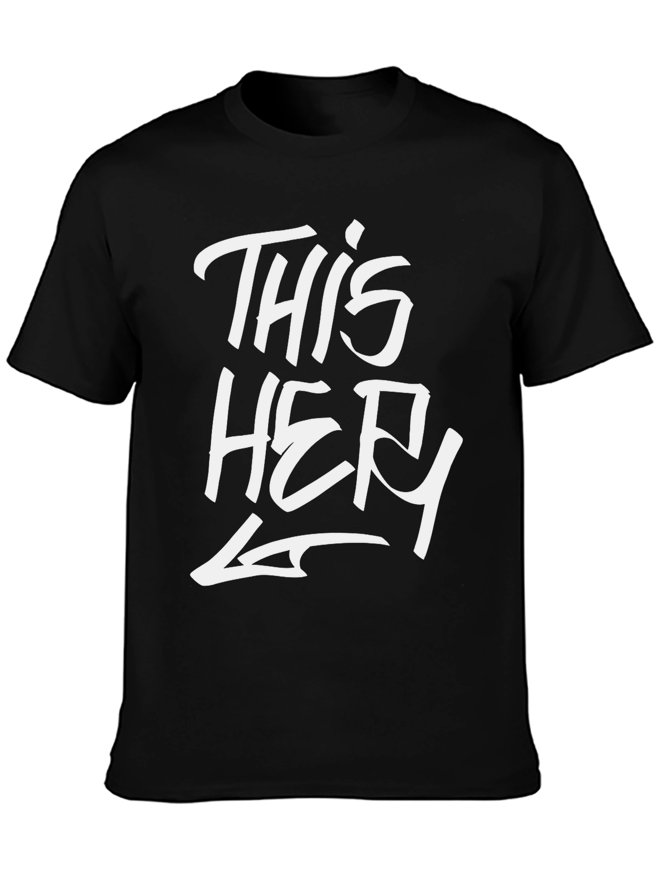 This Her - Mens Graphic Tee - Black