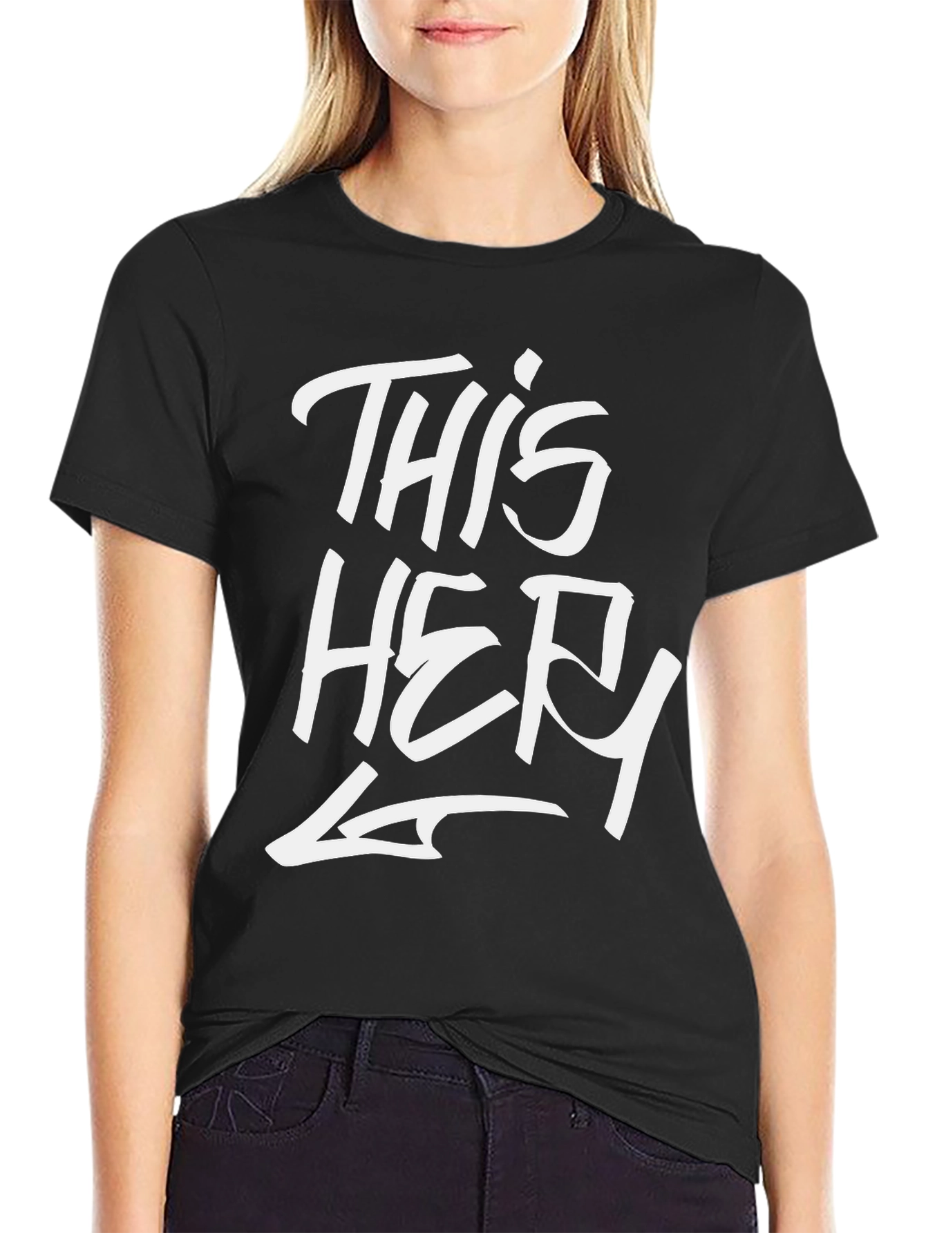 This Her - Mens Graphic Tee - Black