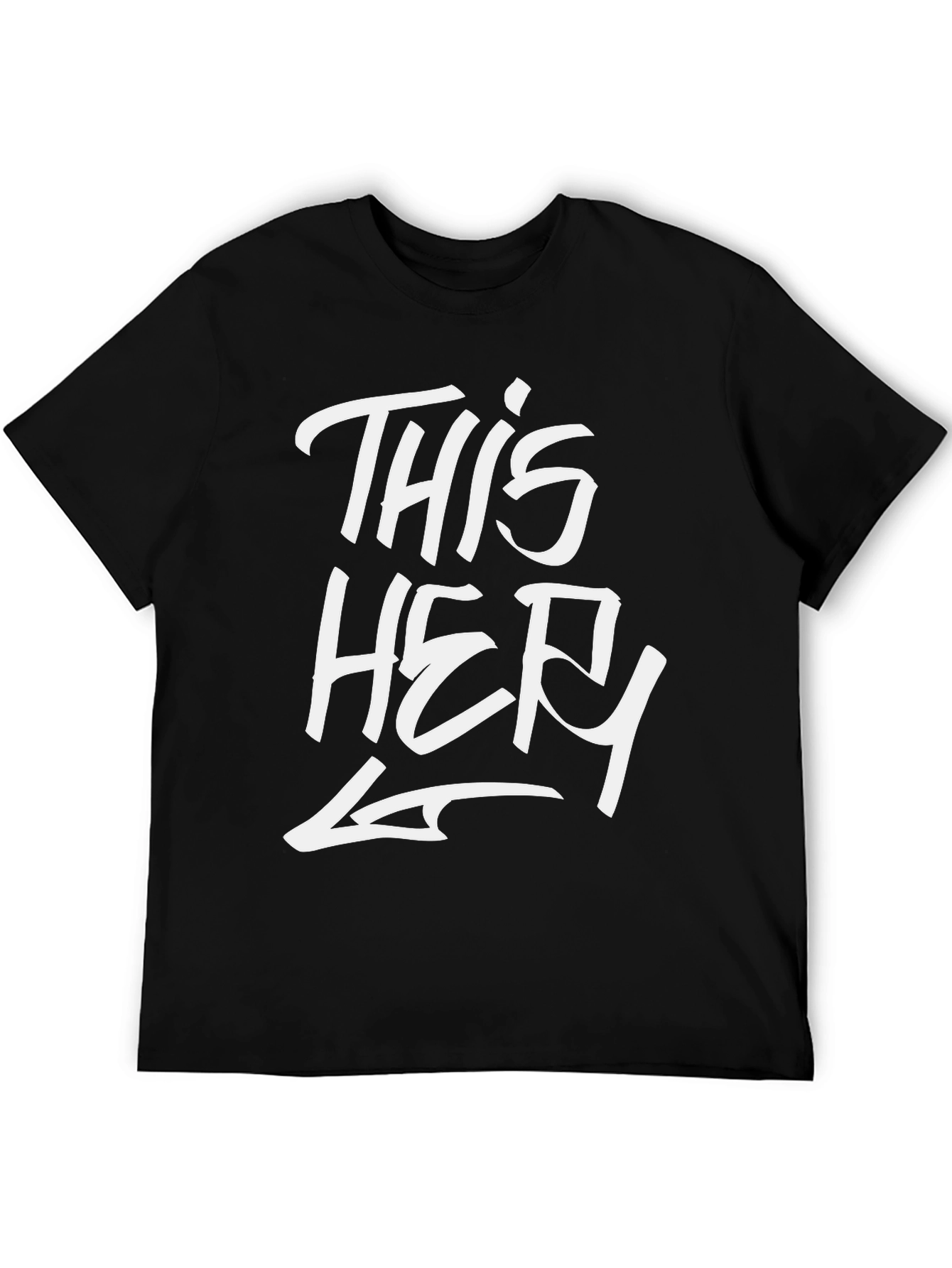 This Her - Mens Graphic Tee - Black