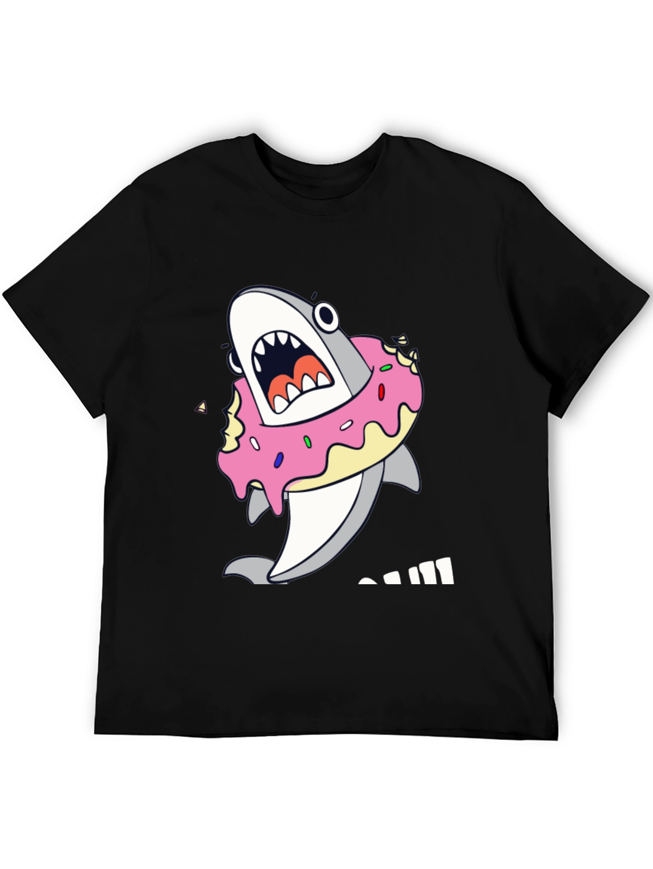 Shark Donut T-Shirt - Cute Graphic Tee