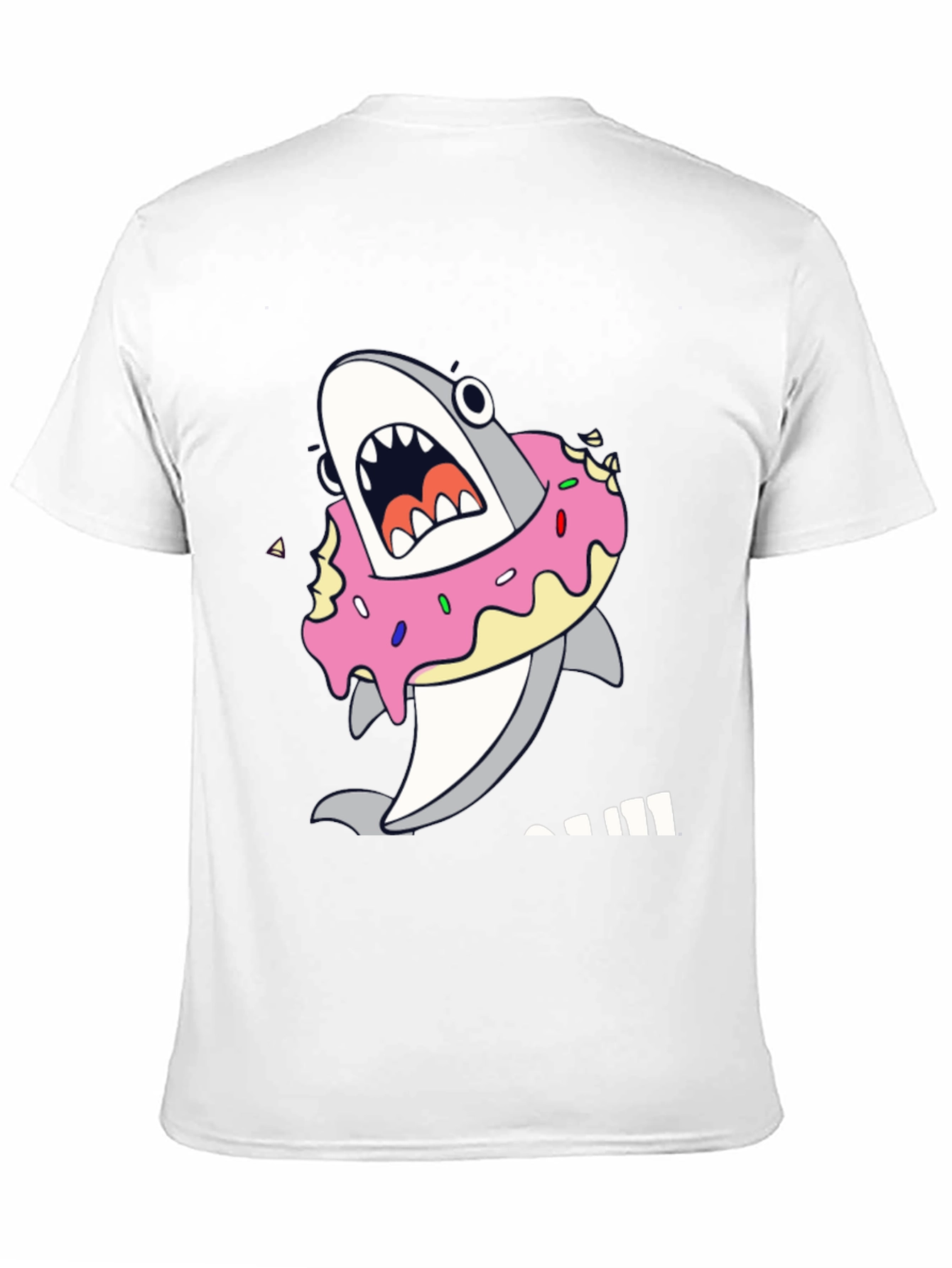 Shark Donut T-Shirt - Cute Graphic Tee