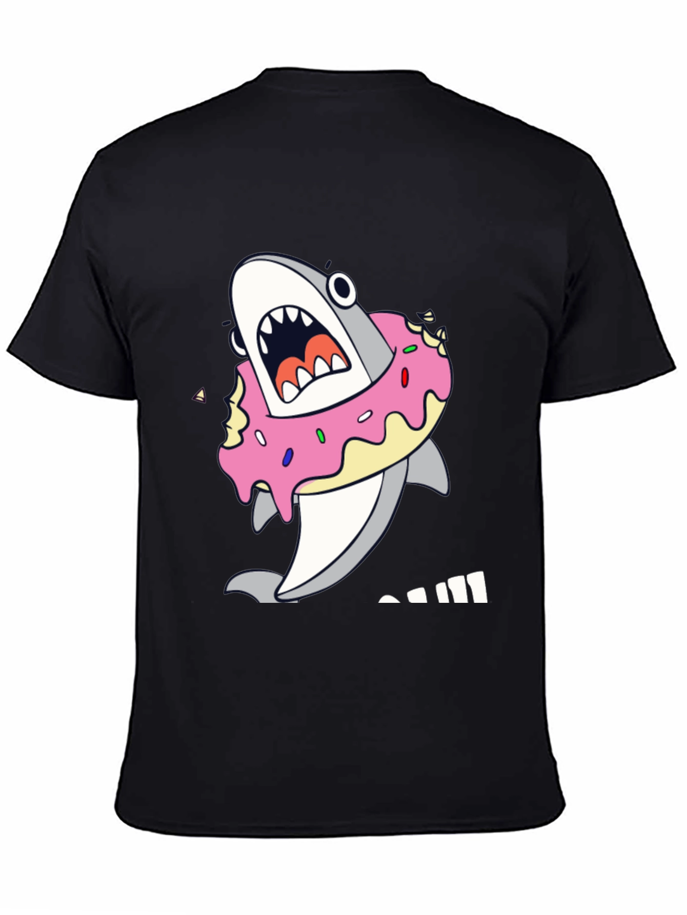 Shark Donut T-Shirt - Cute Graphic Tee