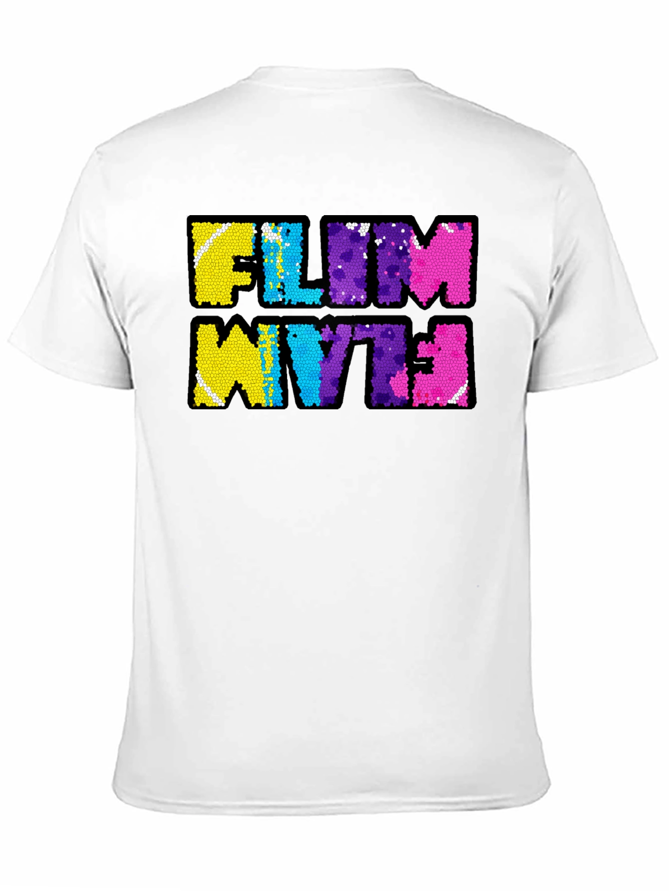 FILM WYTE Sequin Graphic T-Shirt