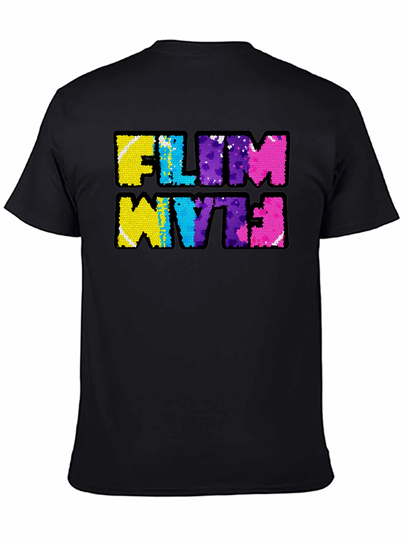 FILM WYTE Sequin Graphic T-Shirt