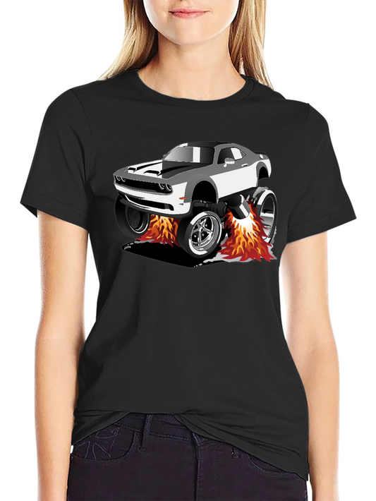 Monster Truck Car T-Shirt - Black
