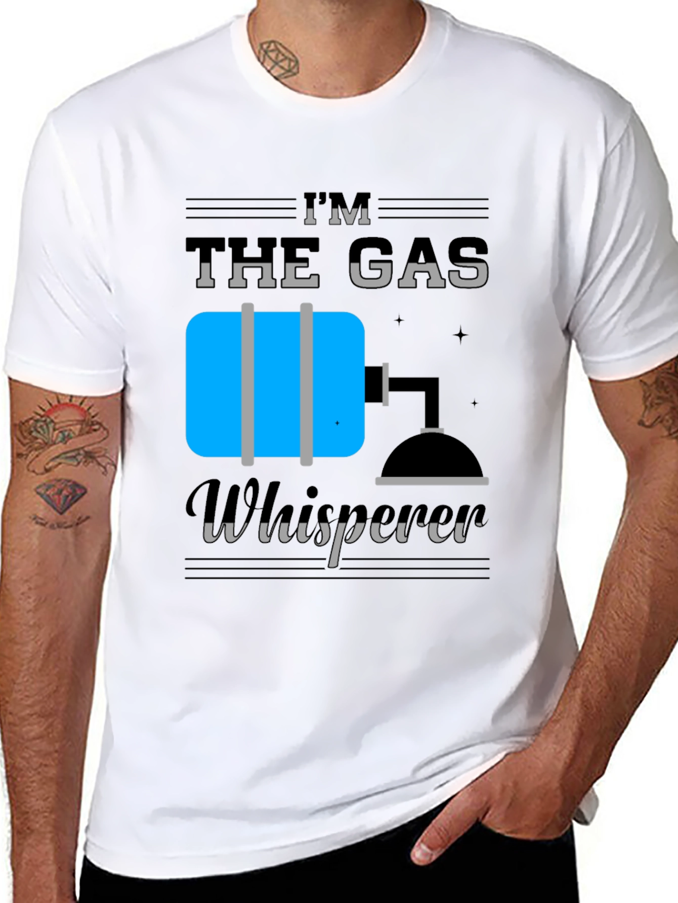 Gas Whisperer Tee - Funny Technician Shirt
