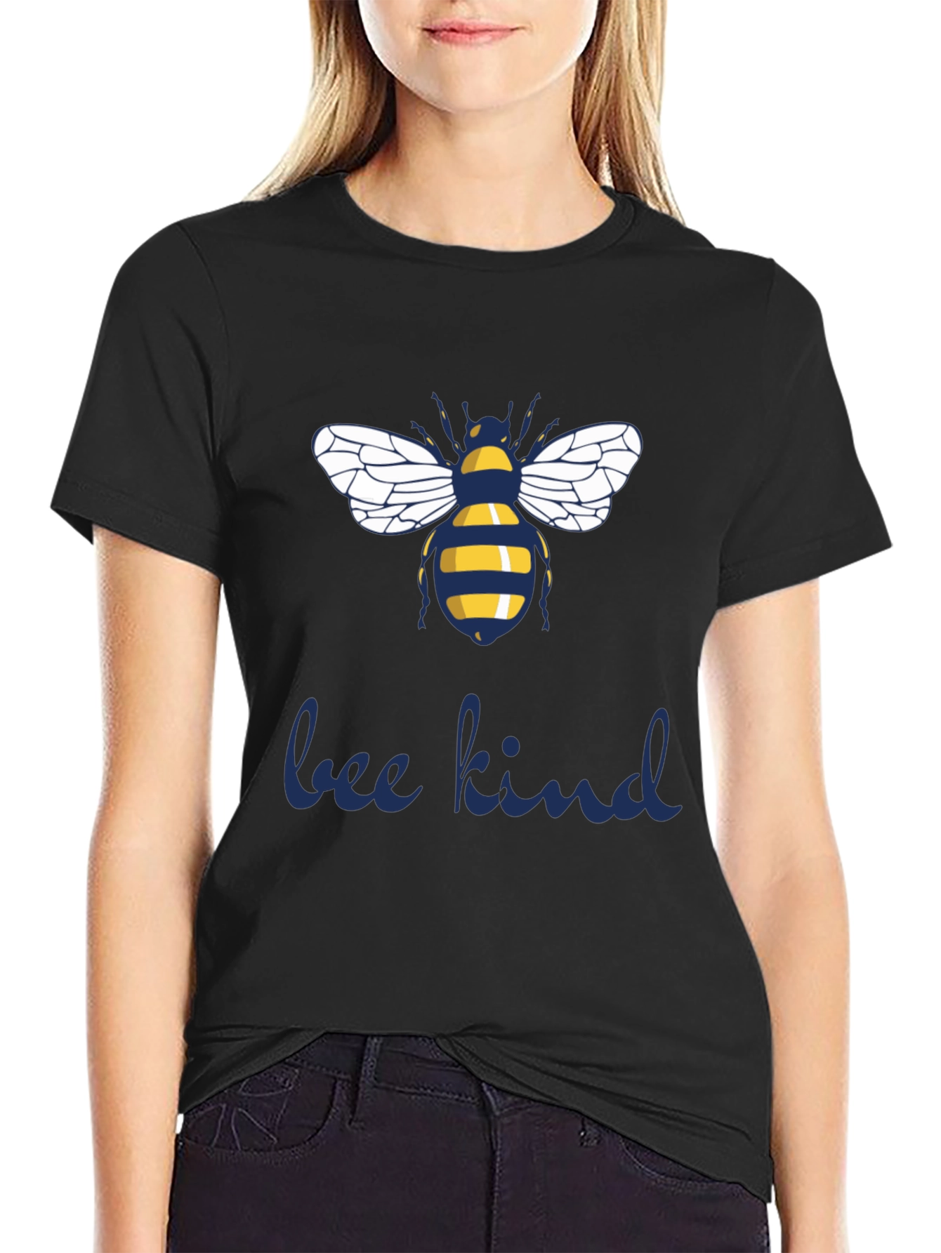 Bee Kind T-Shirt - Black Graphic Tee