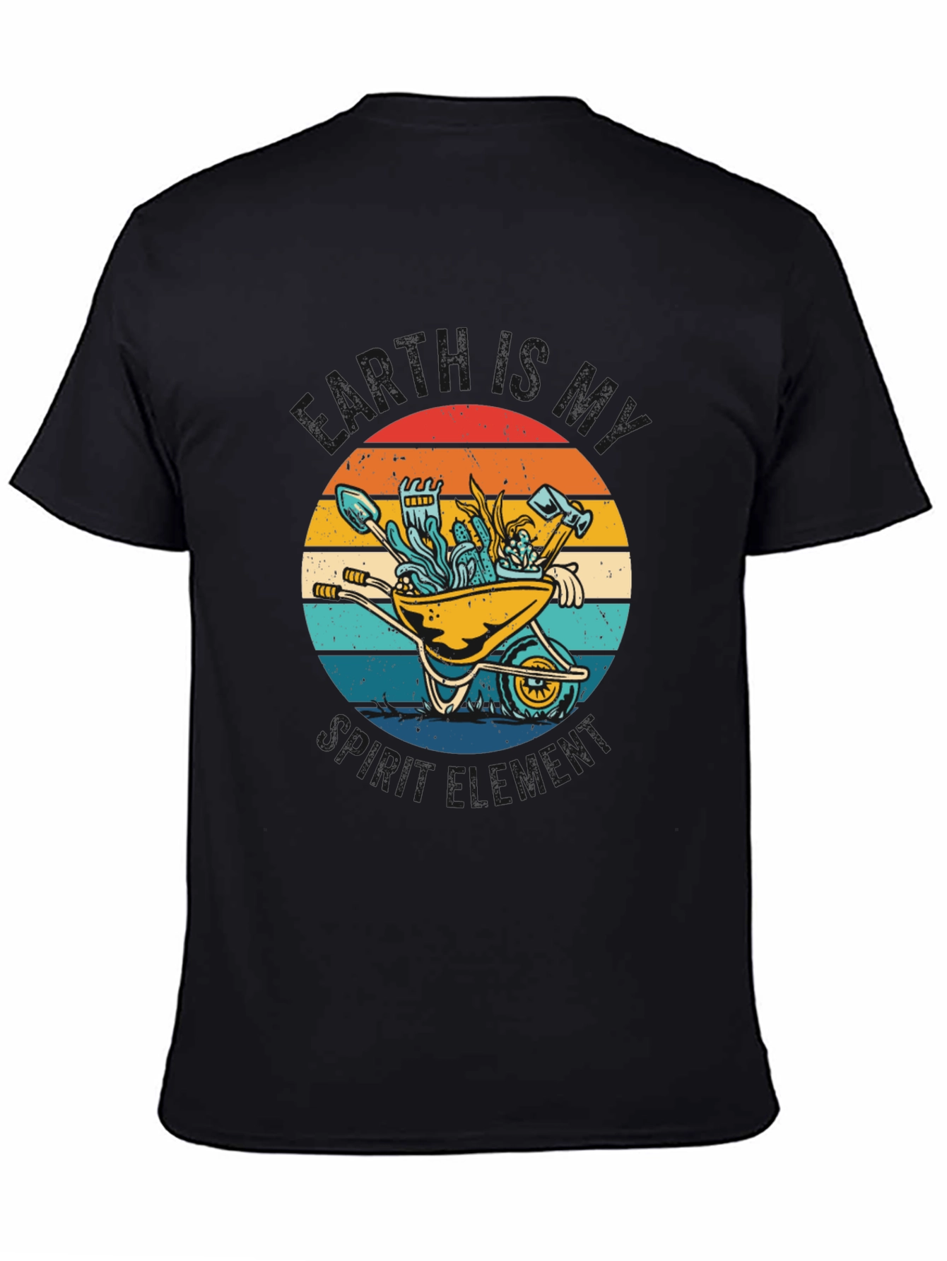 Gardening Cart Retro T-Shirt